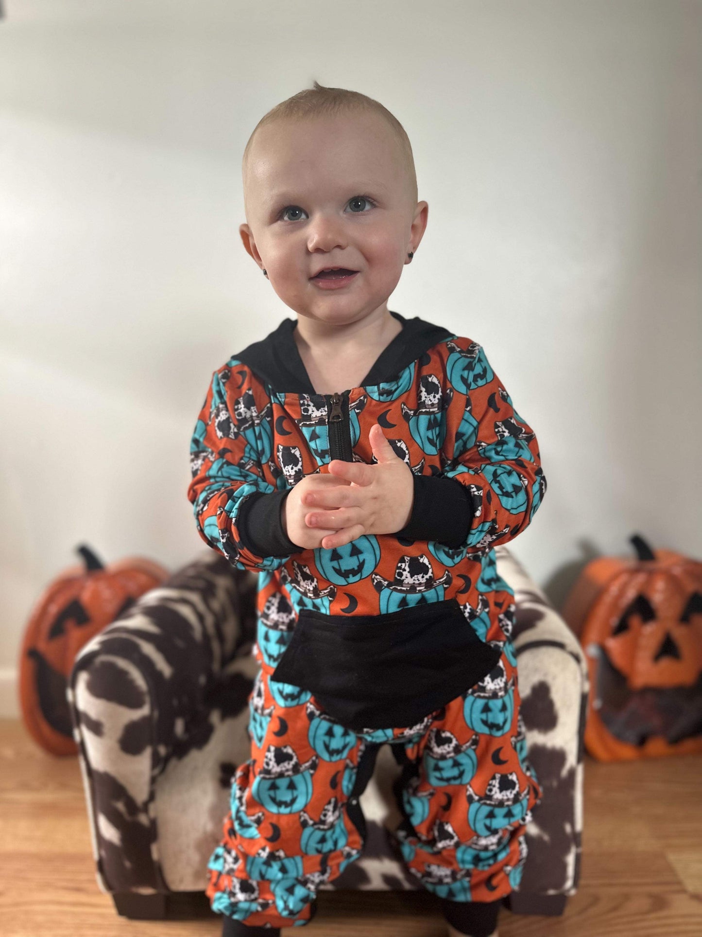 Cow Pumpkin Boys Jumper (FINAL SALE)