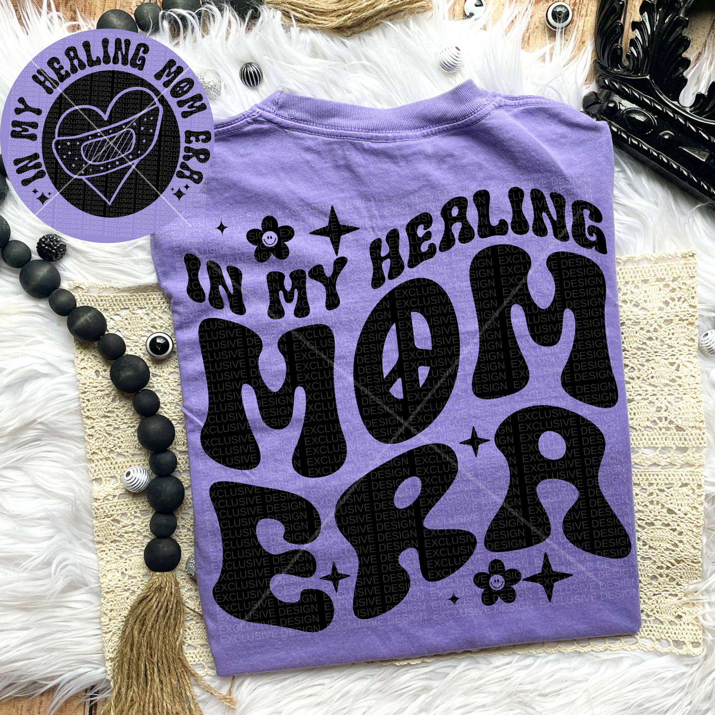 In my Healing Mom Era Comfort Colors Tee*
