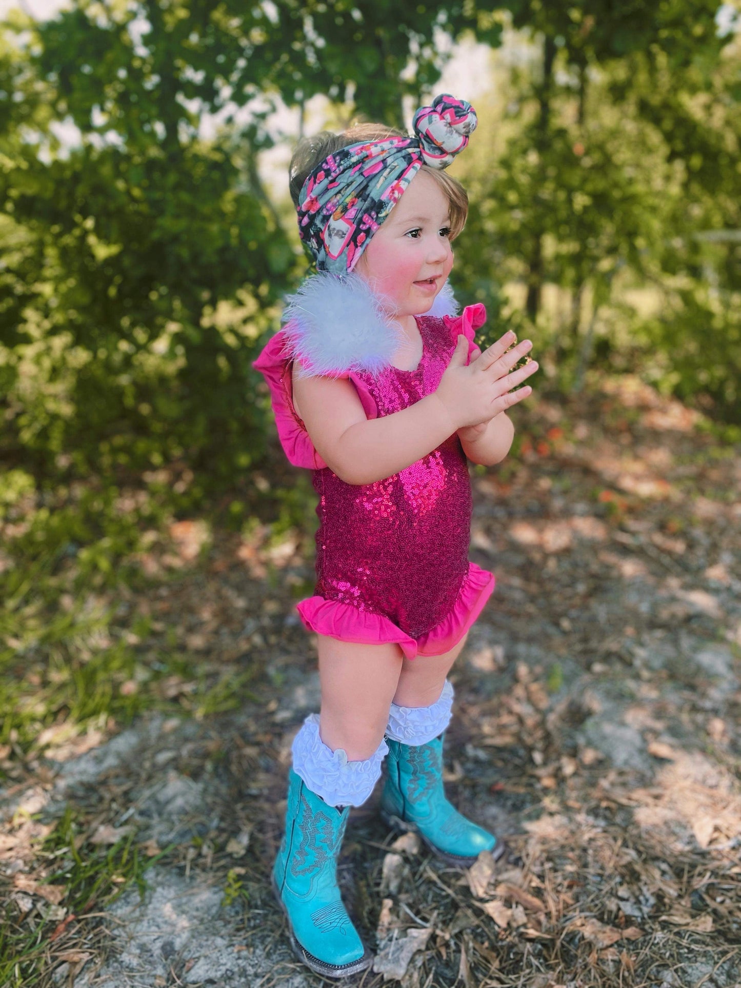 Turquoise Boots