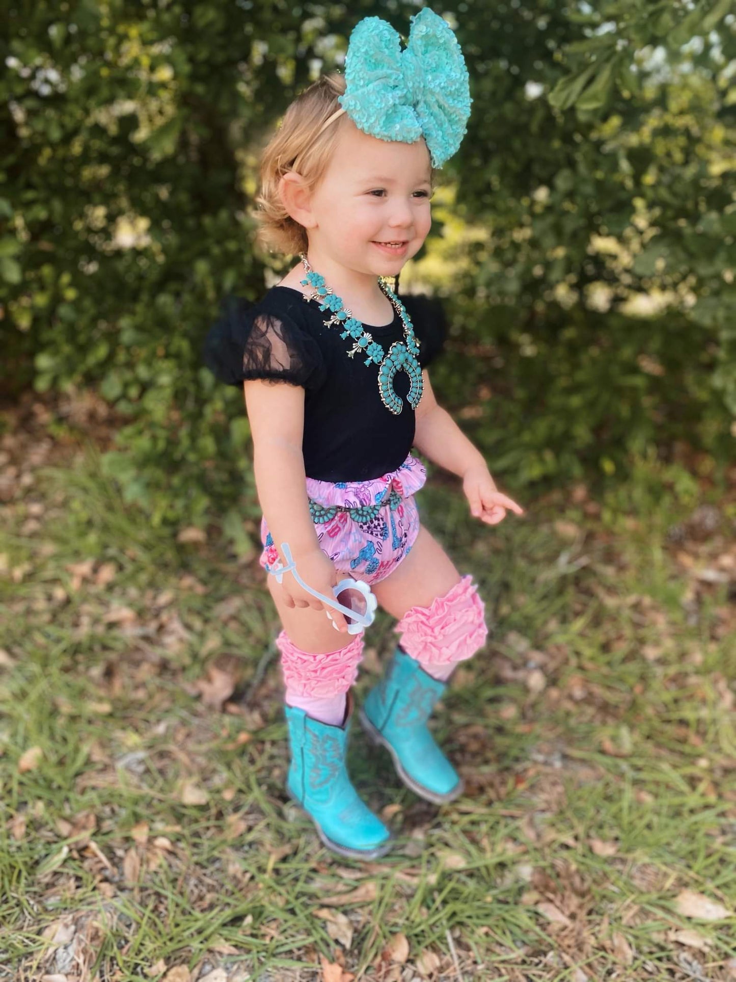 Turquoise Boots