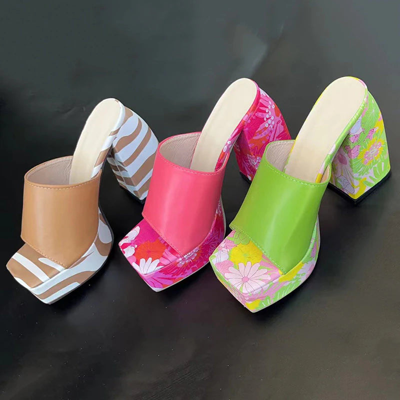 Cow Print Platforms