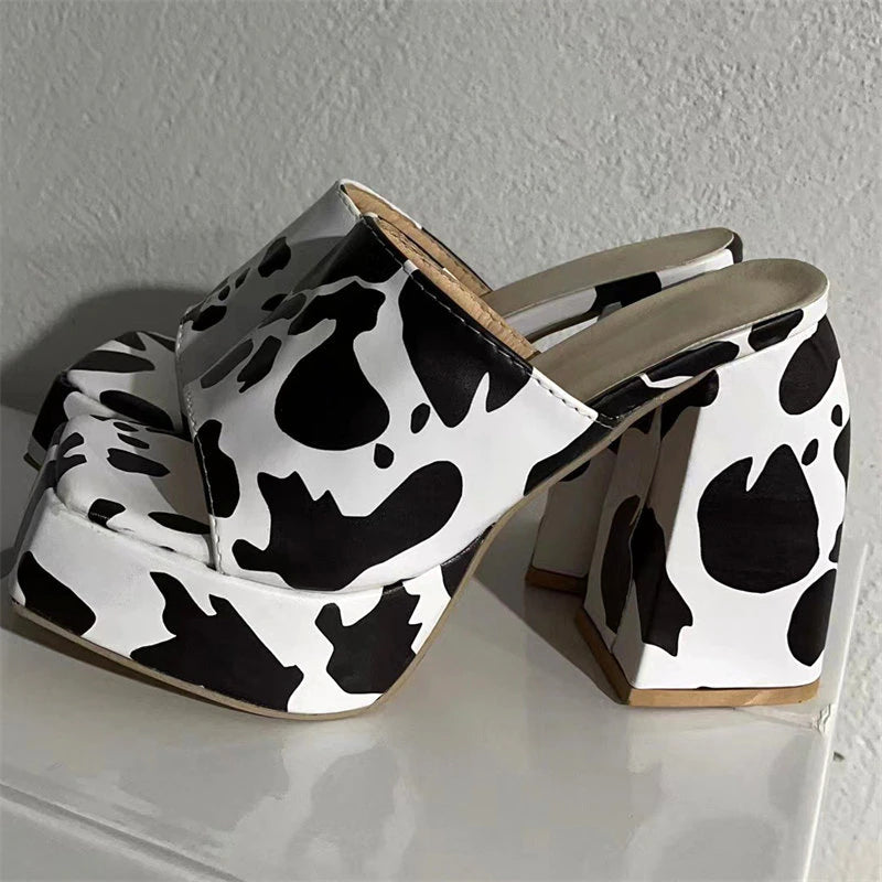 Cow Print Platforms