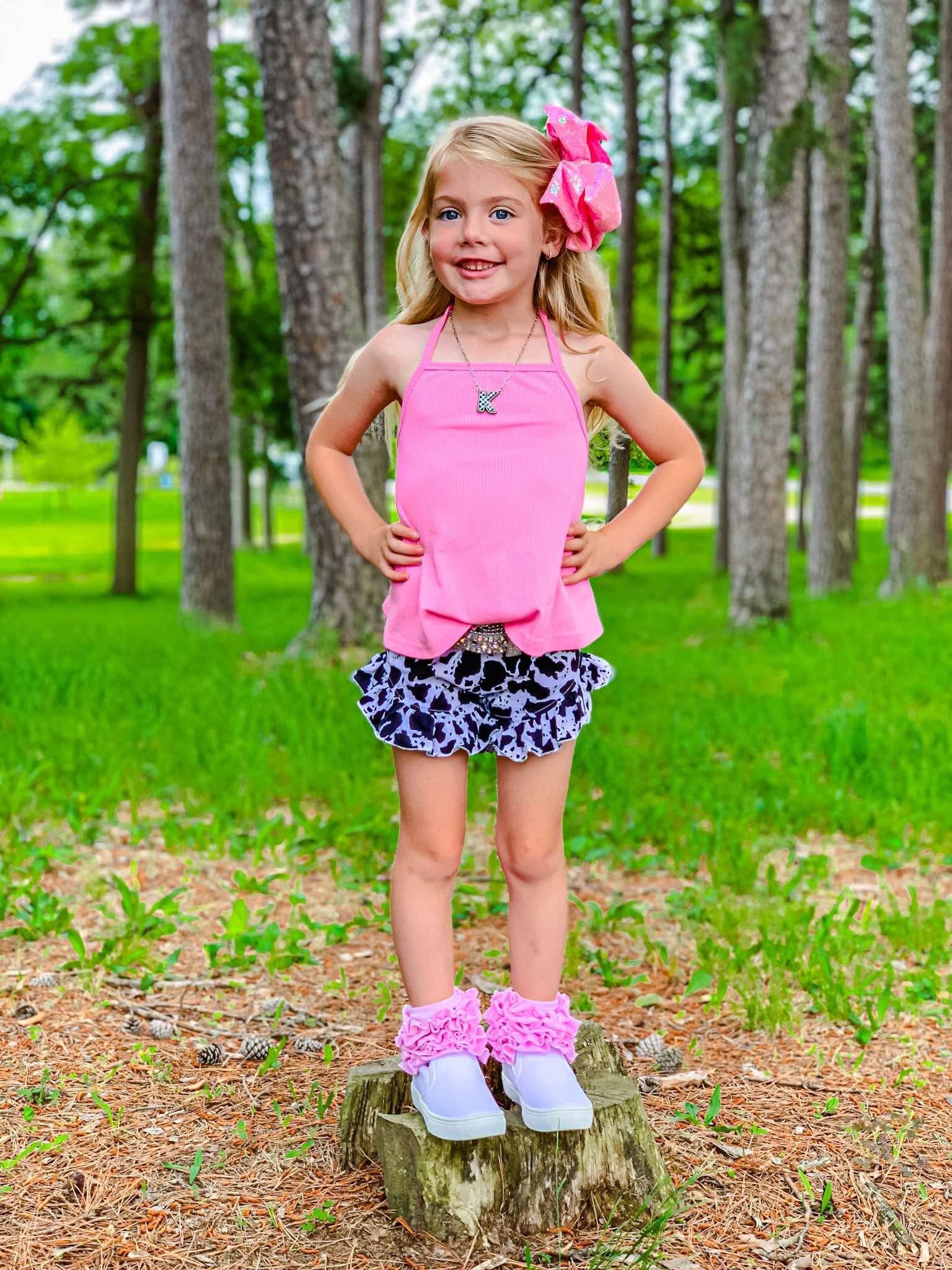 Cow Print Shorties