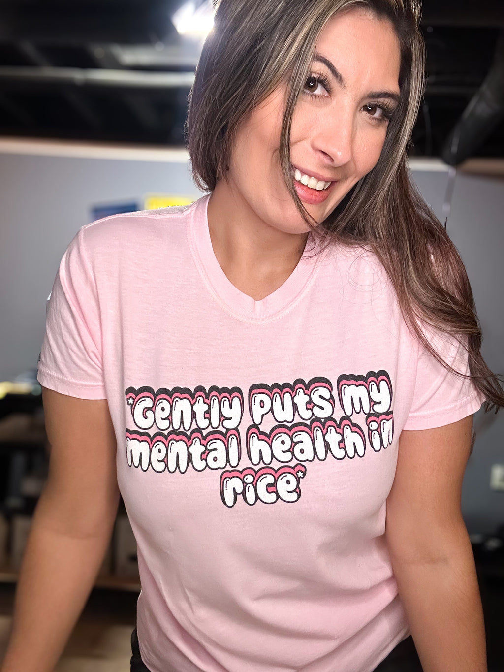 *Gently Puts my Mental Health In Rice* Comfort Colors Tee