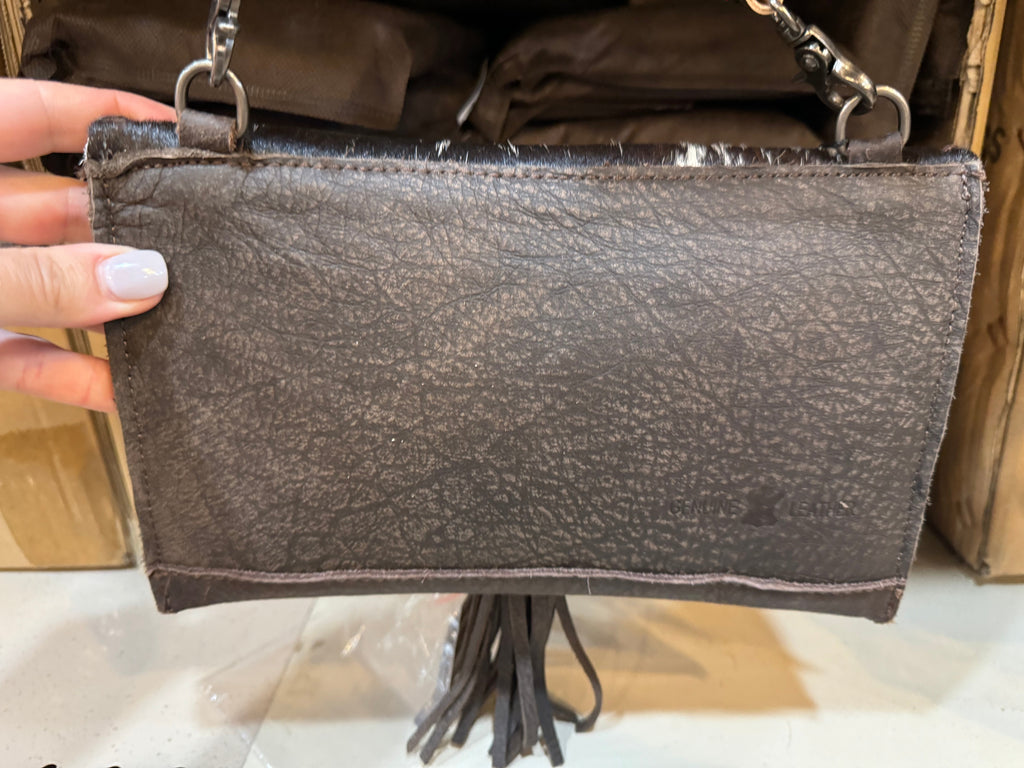 Tooled Envelope Crossbody Purse