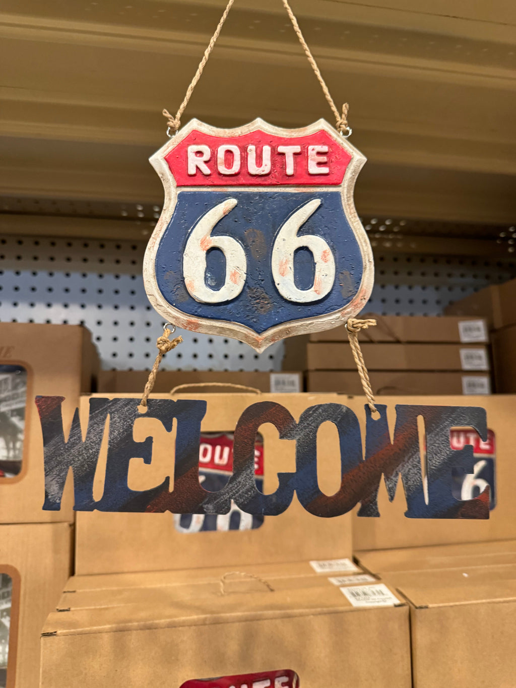 Route 66 Welcome Sign