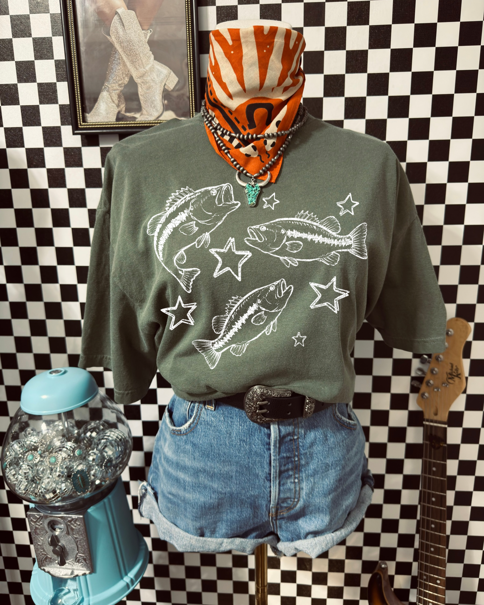 Bass collage tee