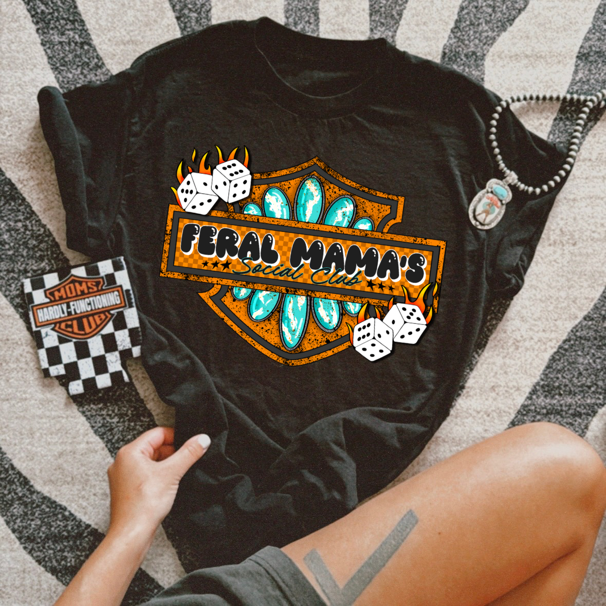 Feral Moms Social Club Tee