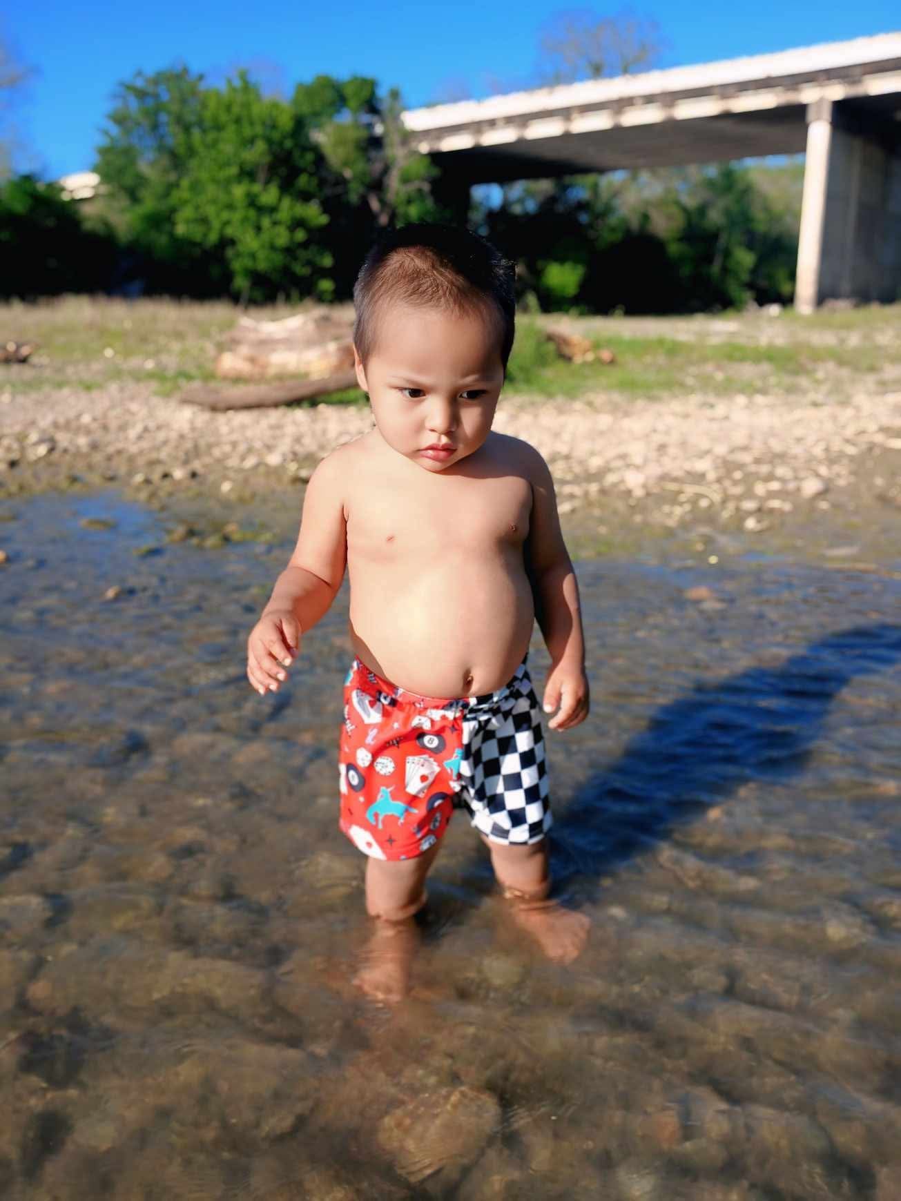 Luck Of The Draw Swim Trunks