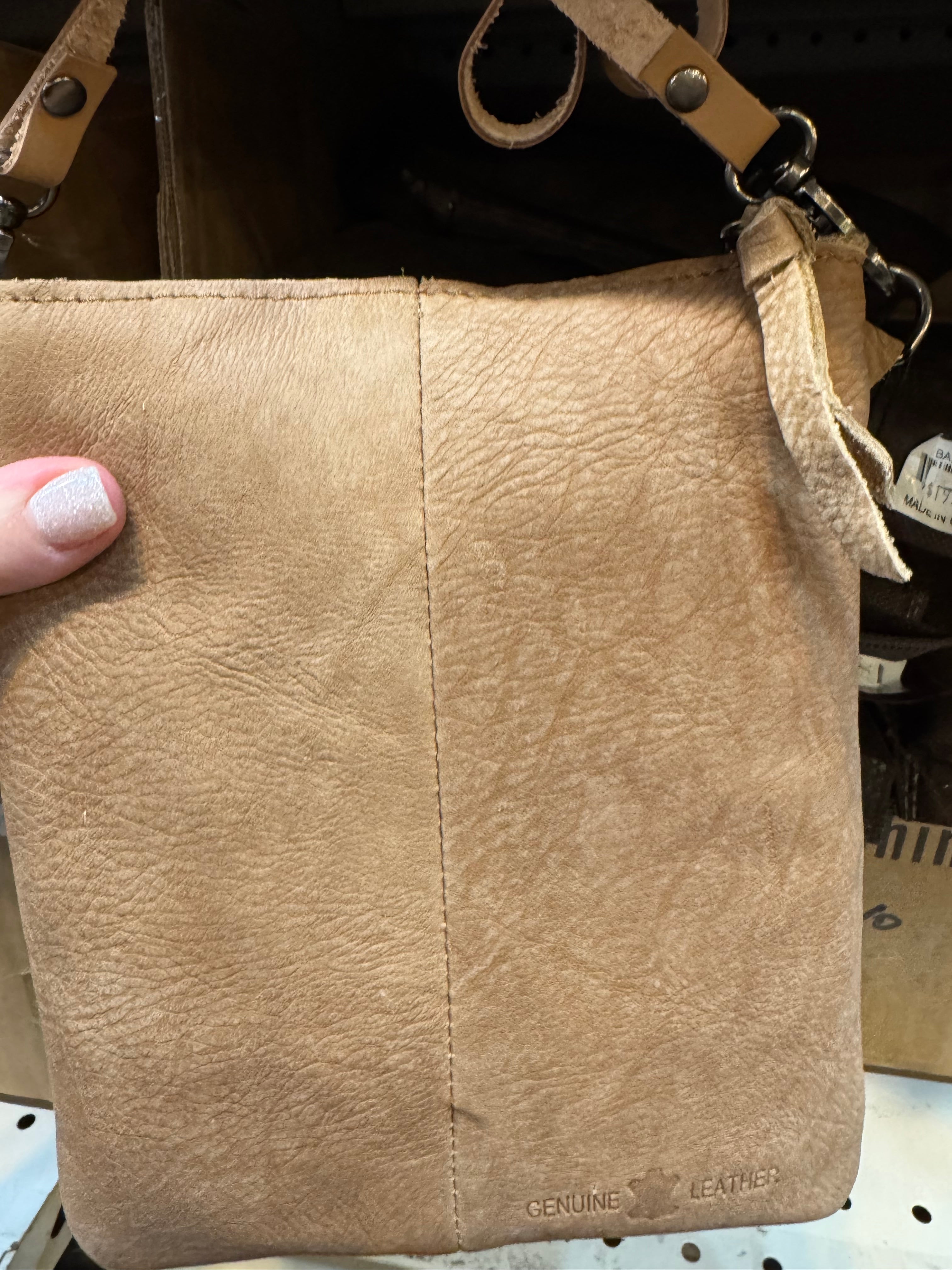 Cowskull Tooled Leather Crossbody Purse