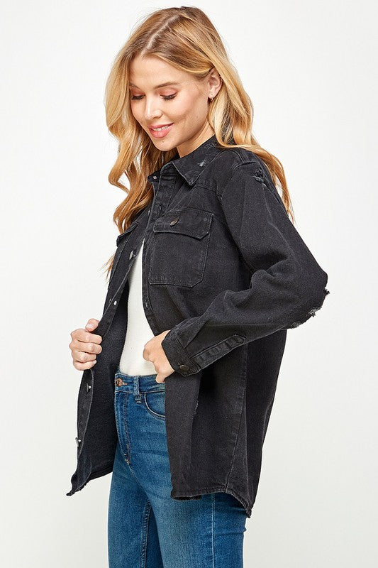 The Jaydon Denim Top