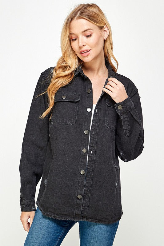 The Jaydon Denim Top