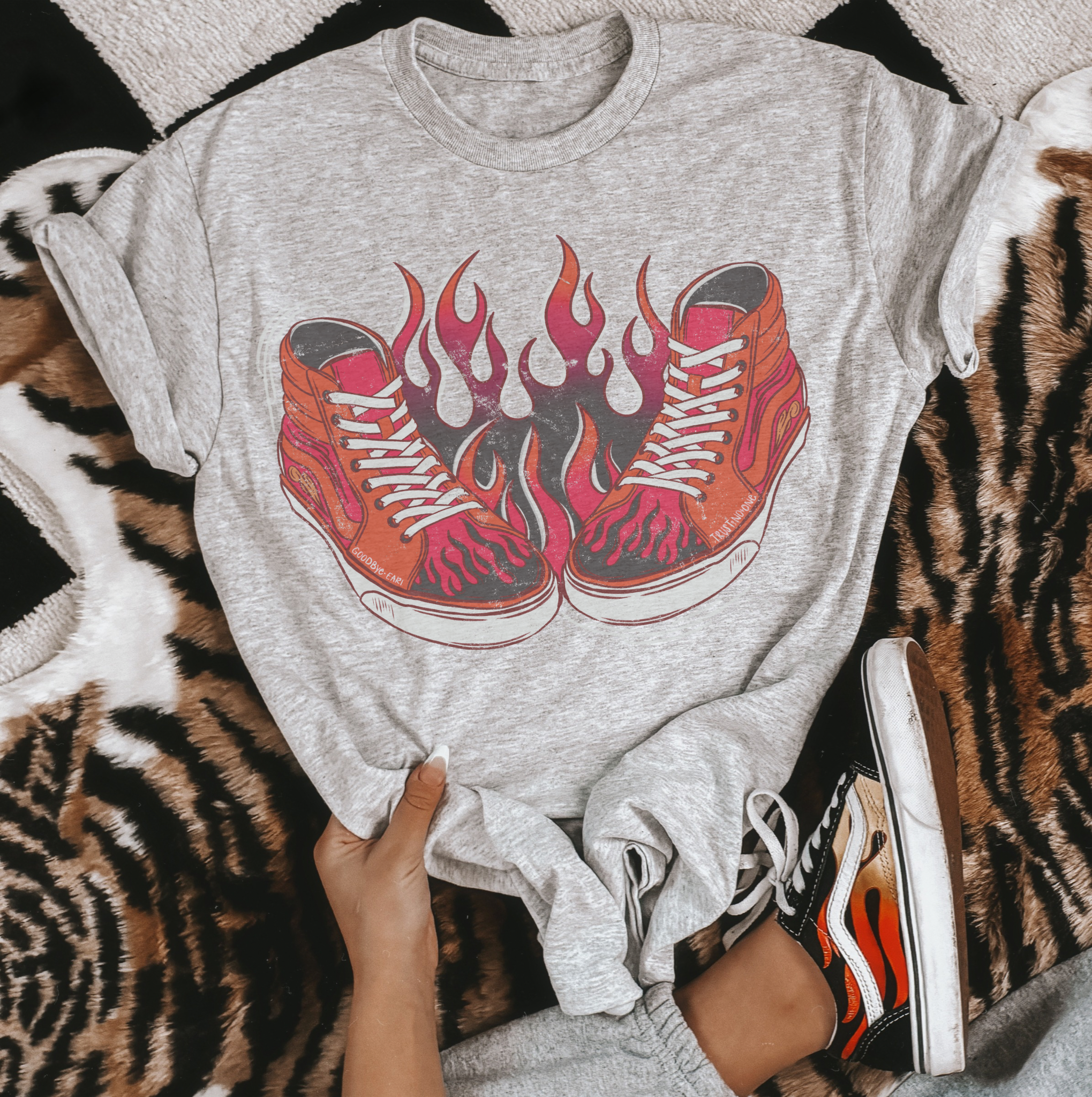 Flamin Hightops Sublimation Tee