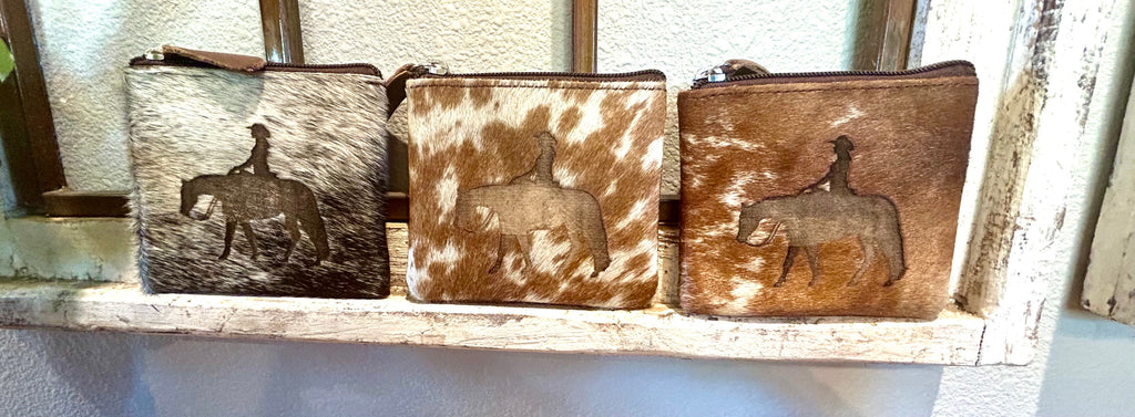 Cowhide & Leather Coin pouches