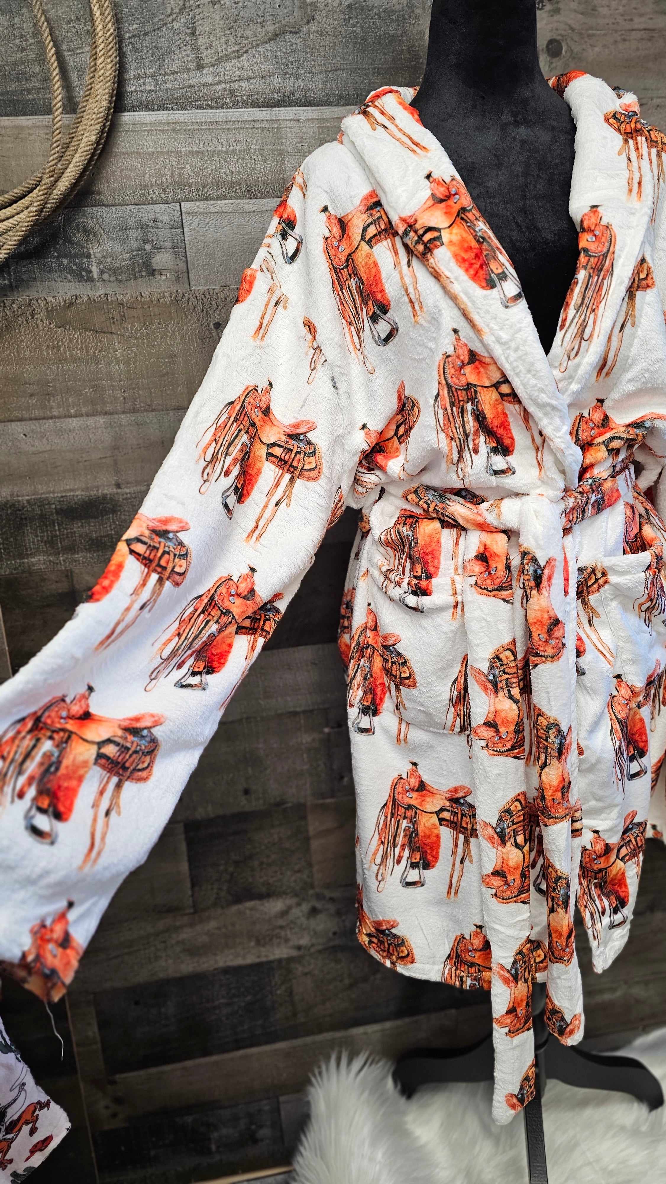 Saddle UP Western Robe