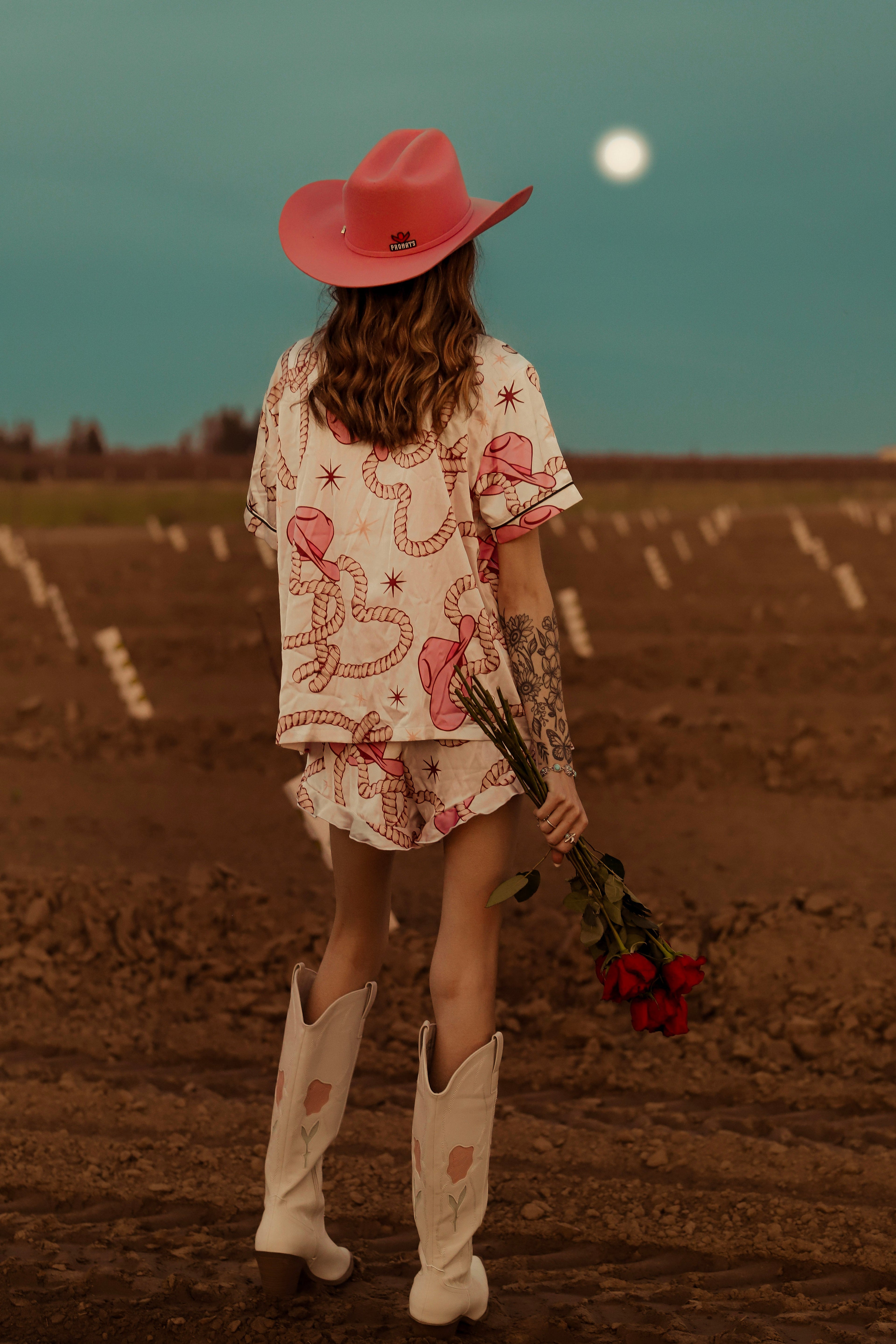 Cowboy Heart Roper Silky Pajama Sets