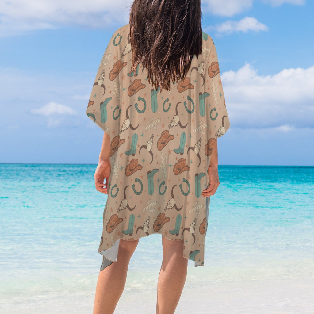 Totally Western Duster Kimono Coverup