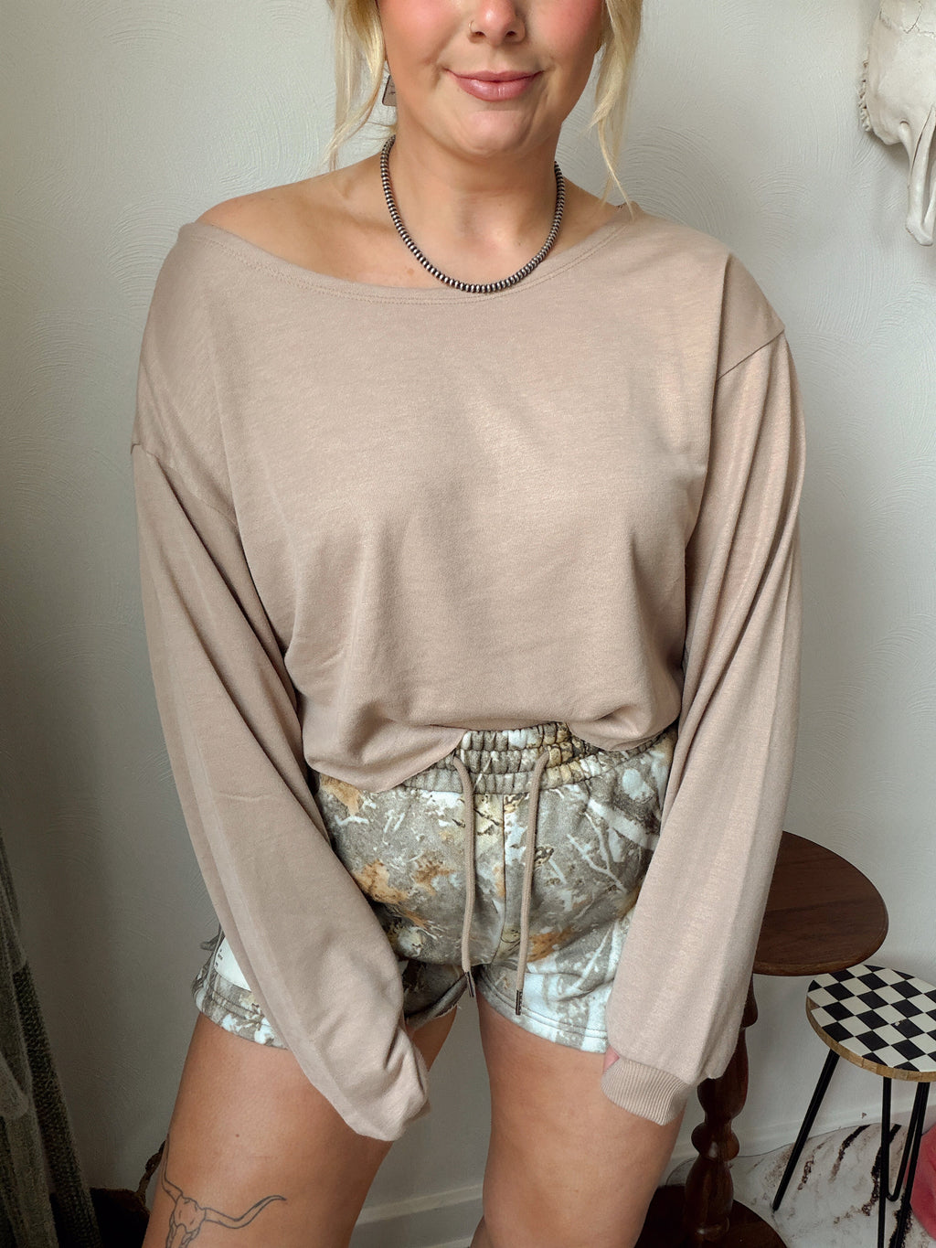 DESERT BOATNECK LS