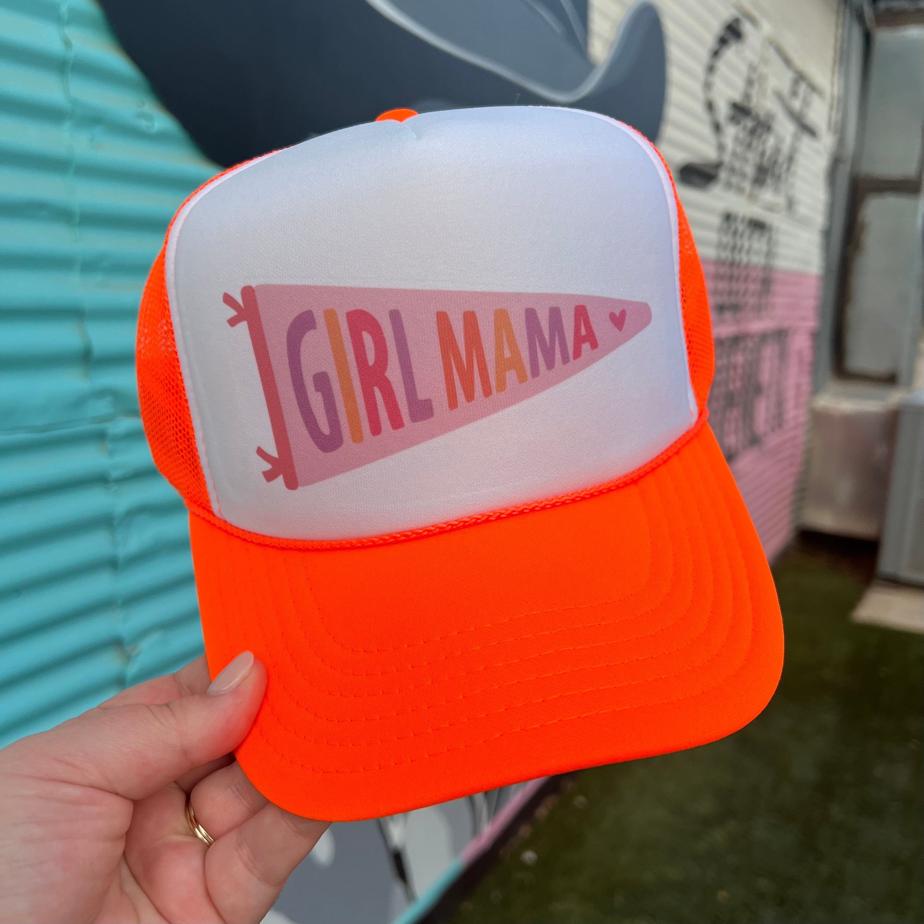 Girl Mama Trucker Cap (Multiple Color Options)