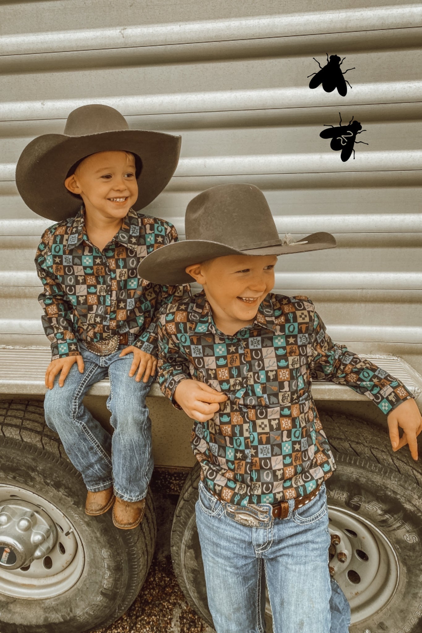 CHECK YER COWBOY *longsleeve [KIDS]