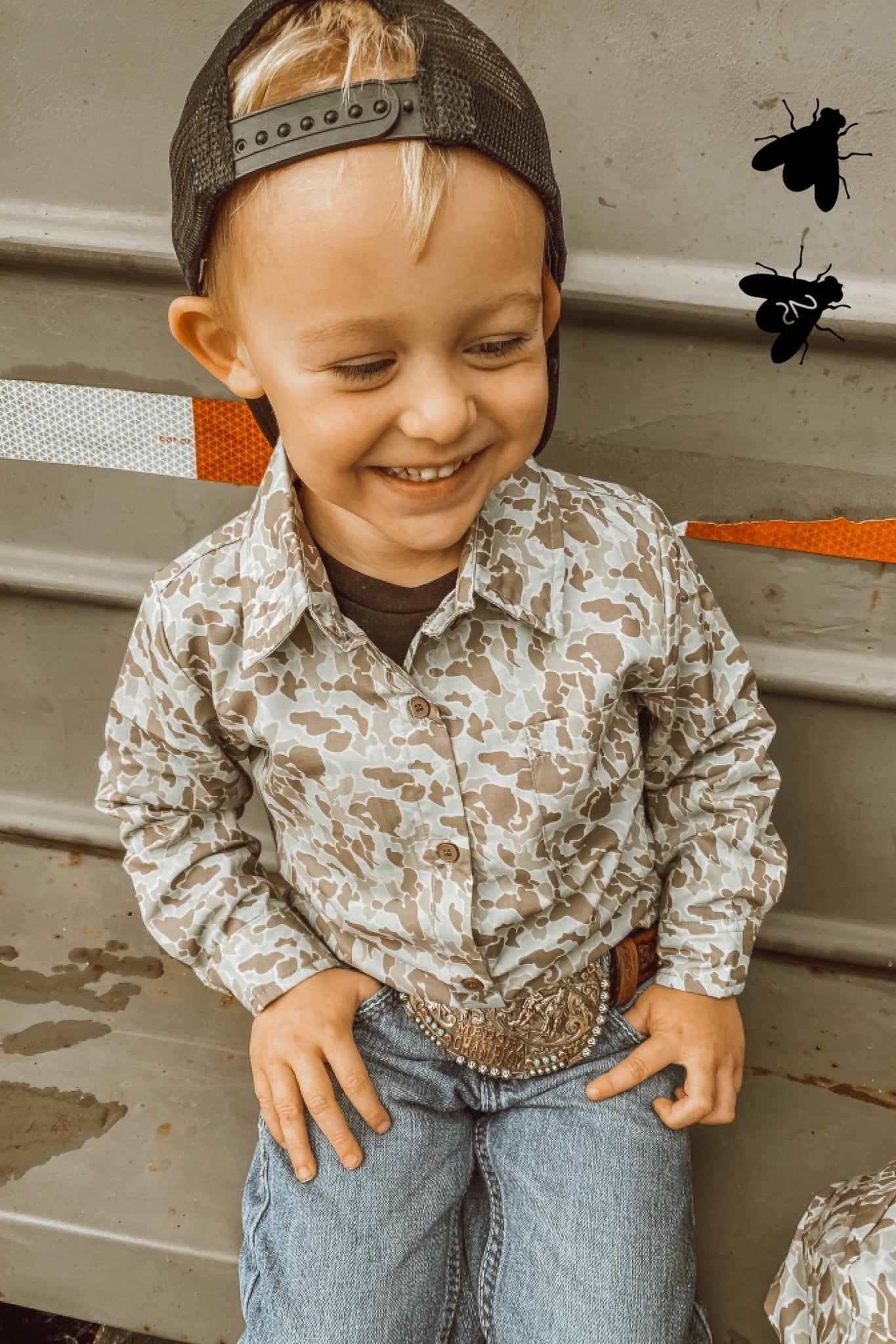 COWBOY CAMO *longsleeve [KIDS]