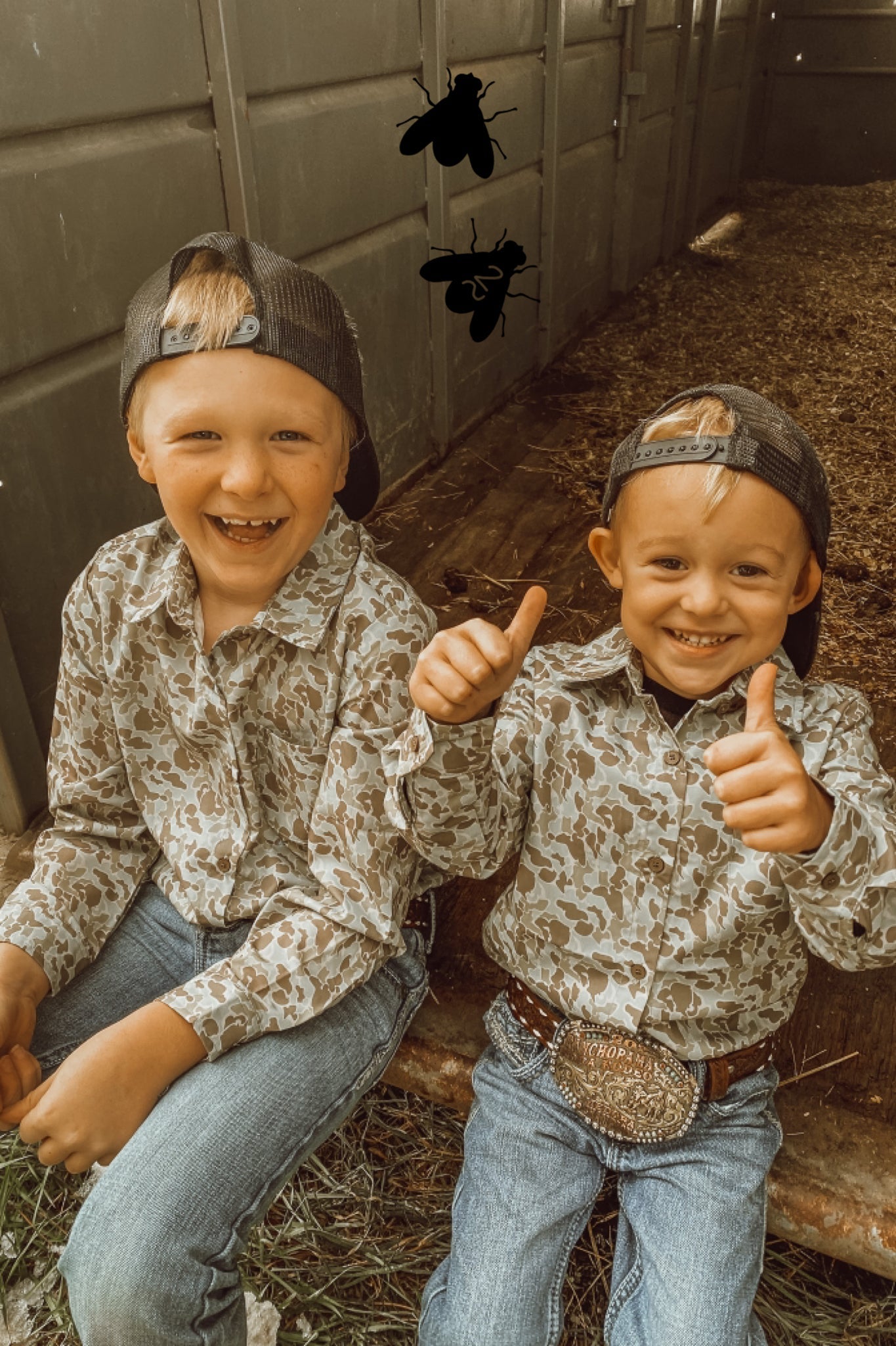 COWBOY CAMO *longsleeve [KIDS]