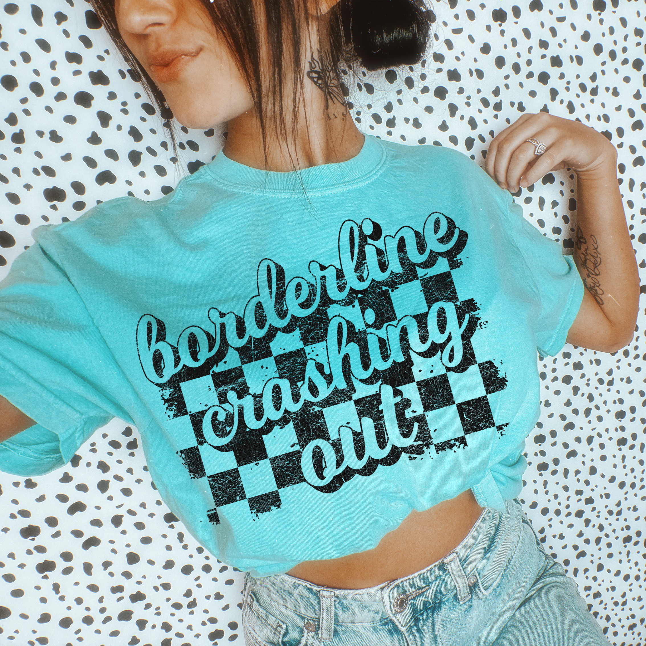 Borderline crashing out tee