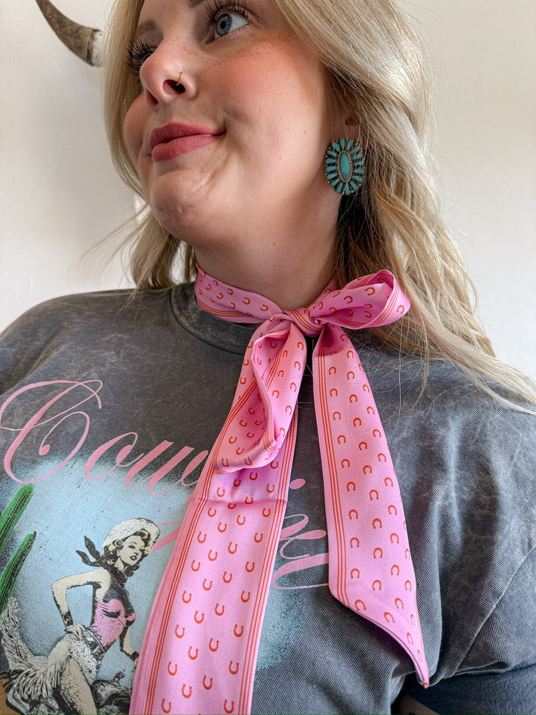 BUBBLEGUM HORSESHOE TWILLY