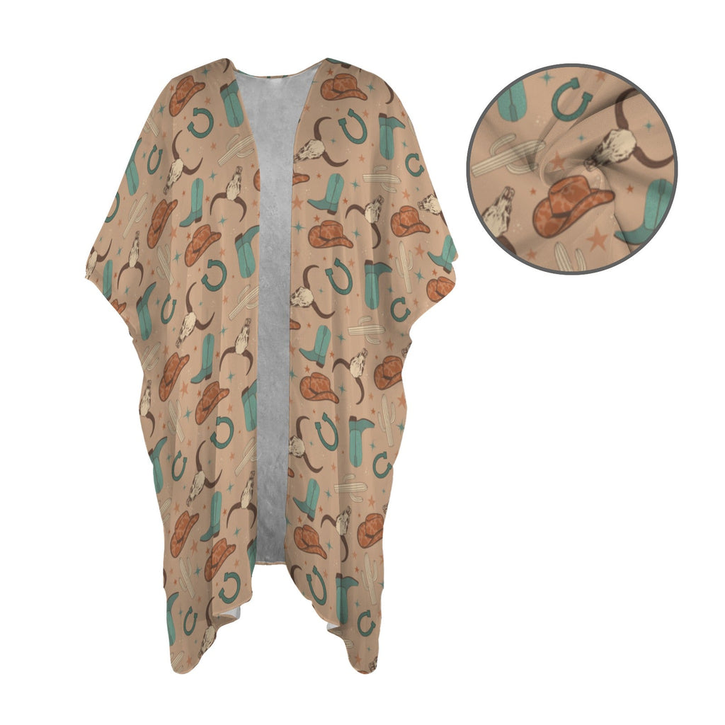 Totally Western Duster Kimono Coverup