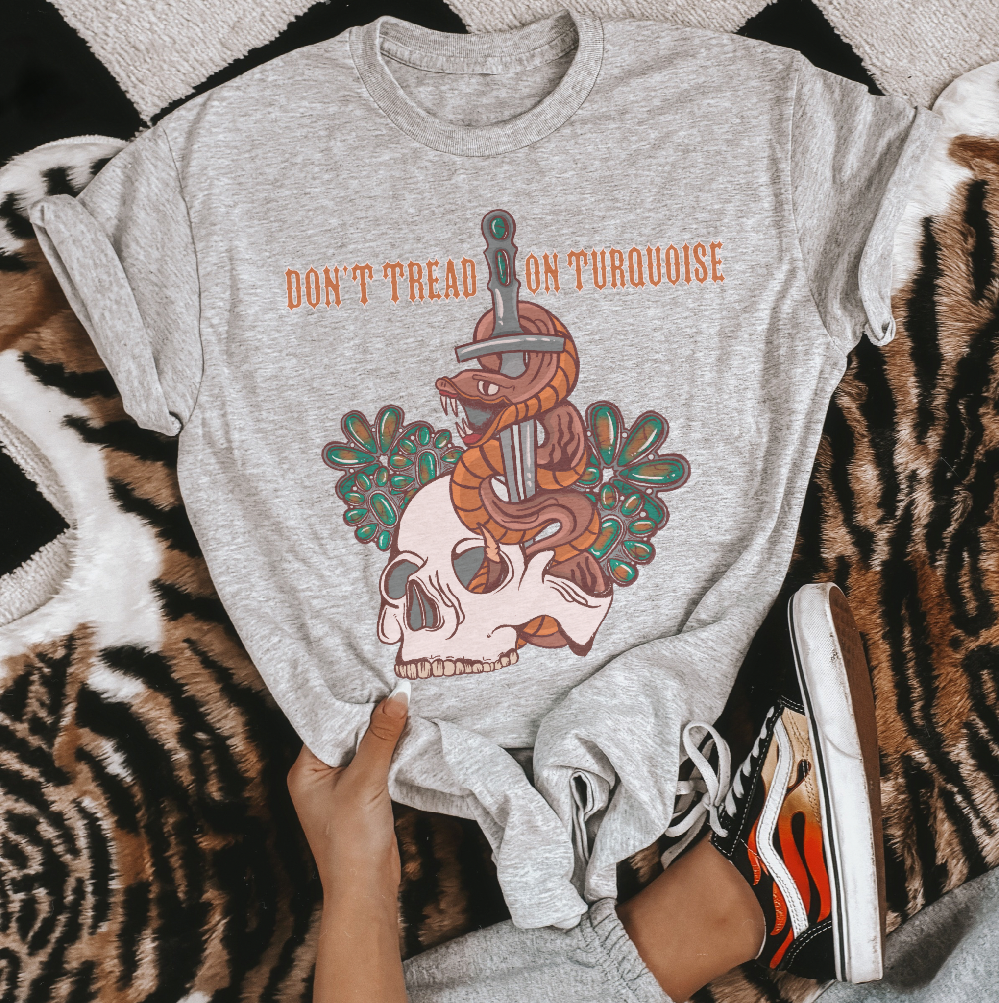 Don’t Tread on Turquoise  Sublimation Tee