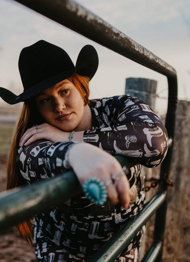 Boot Scootin Mesh Dress
