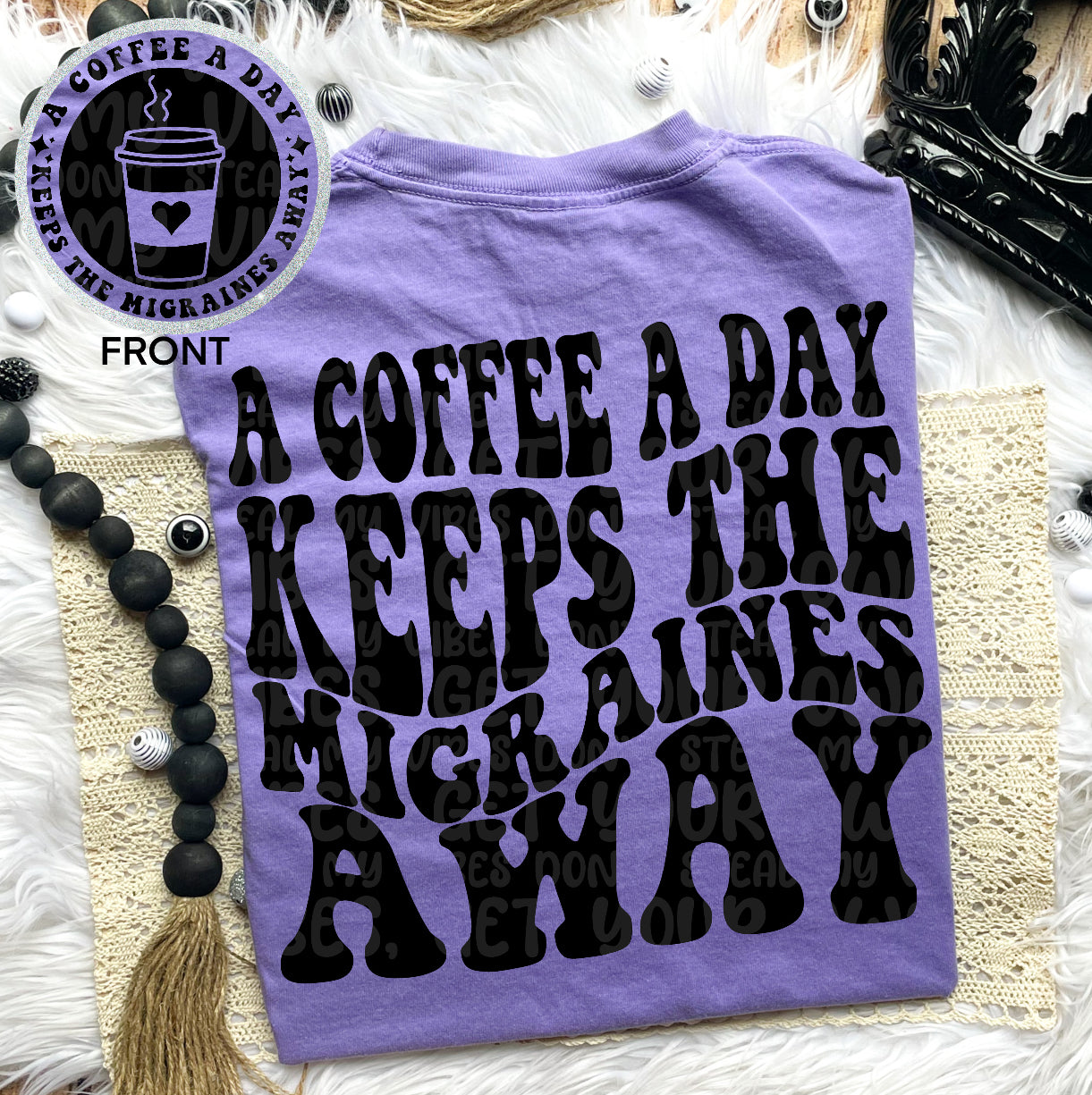 A Coffee A Day Comfort Colors Tee