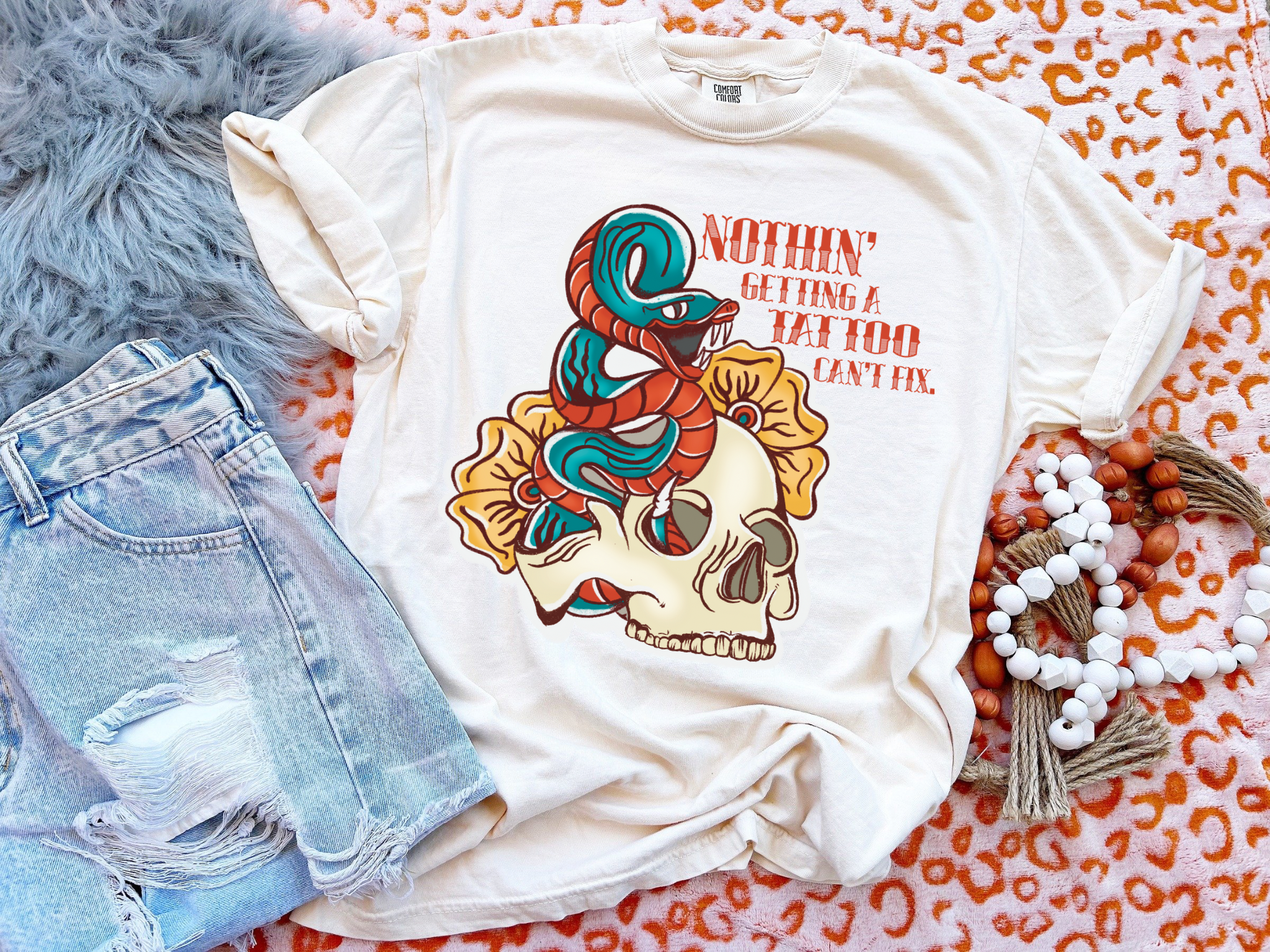 Nothing a tattoo can’t fix tee