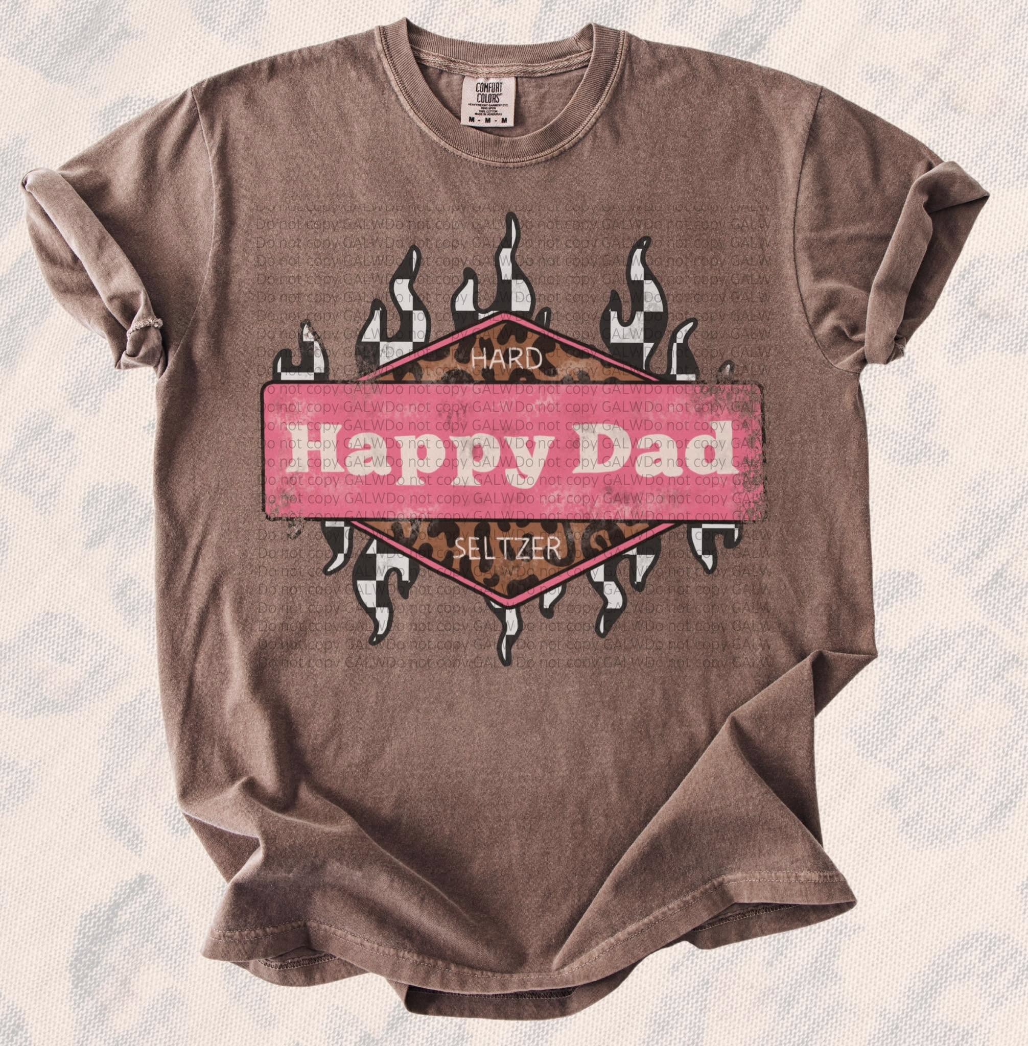 Happy dad tee or sweatshirt