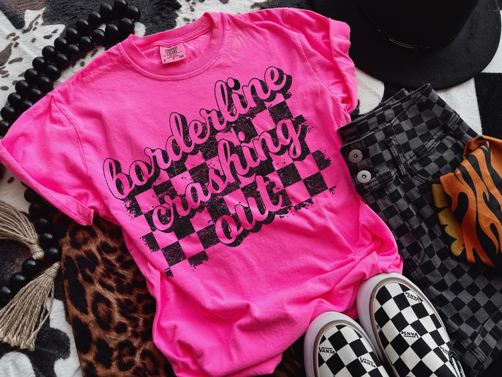 Borderline crashing out tee