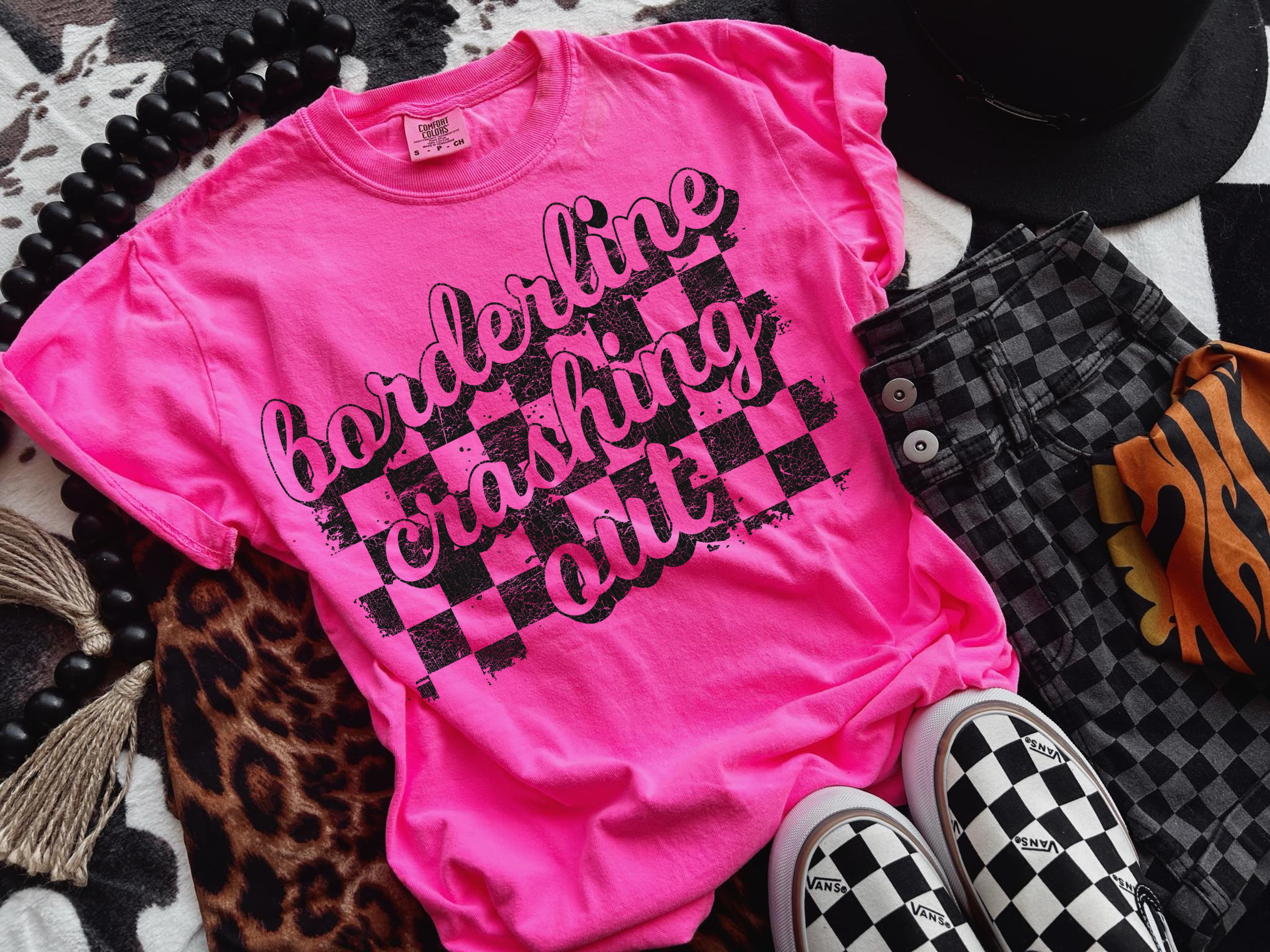 Borderline crashing out tee