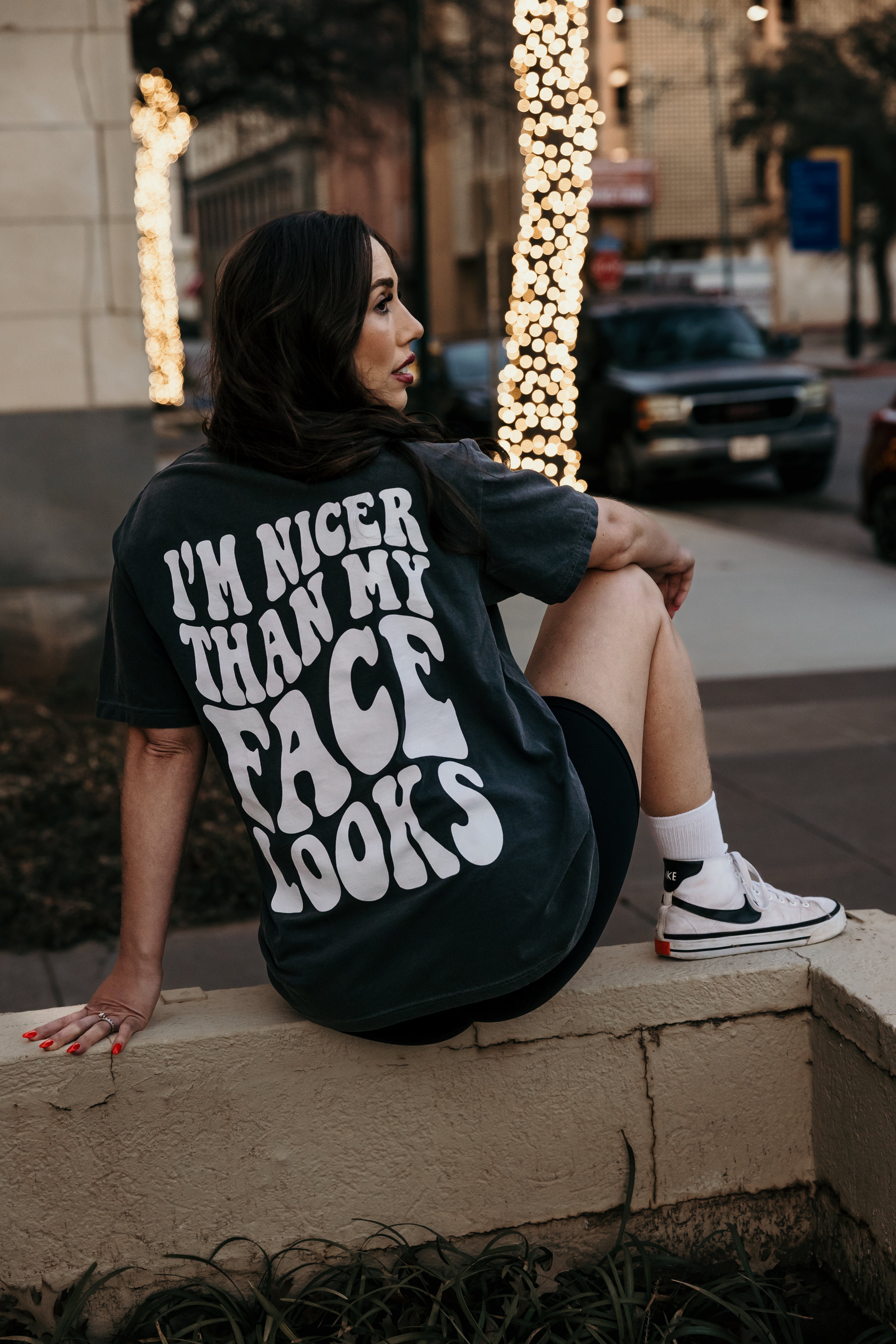 Nicer Than My Face Looks Graphic Tee