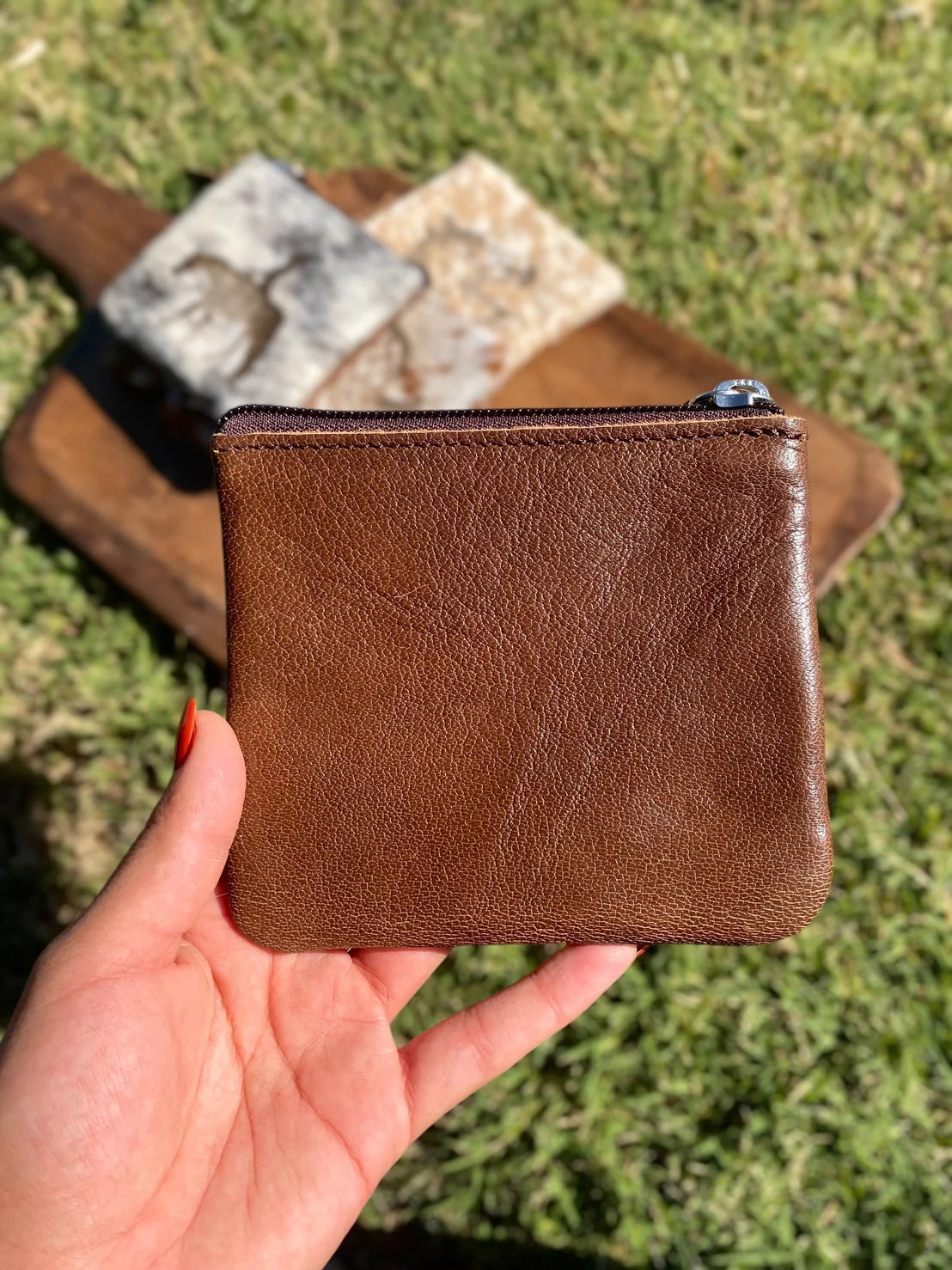 Cowhide & Leather Coin pouches