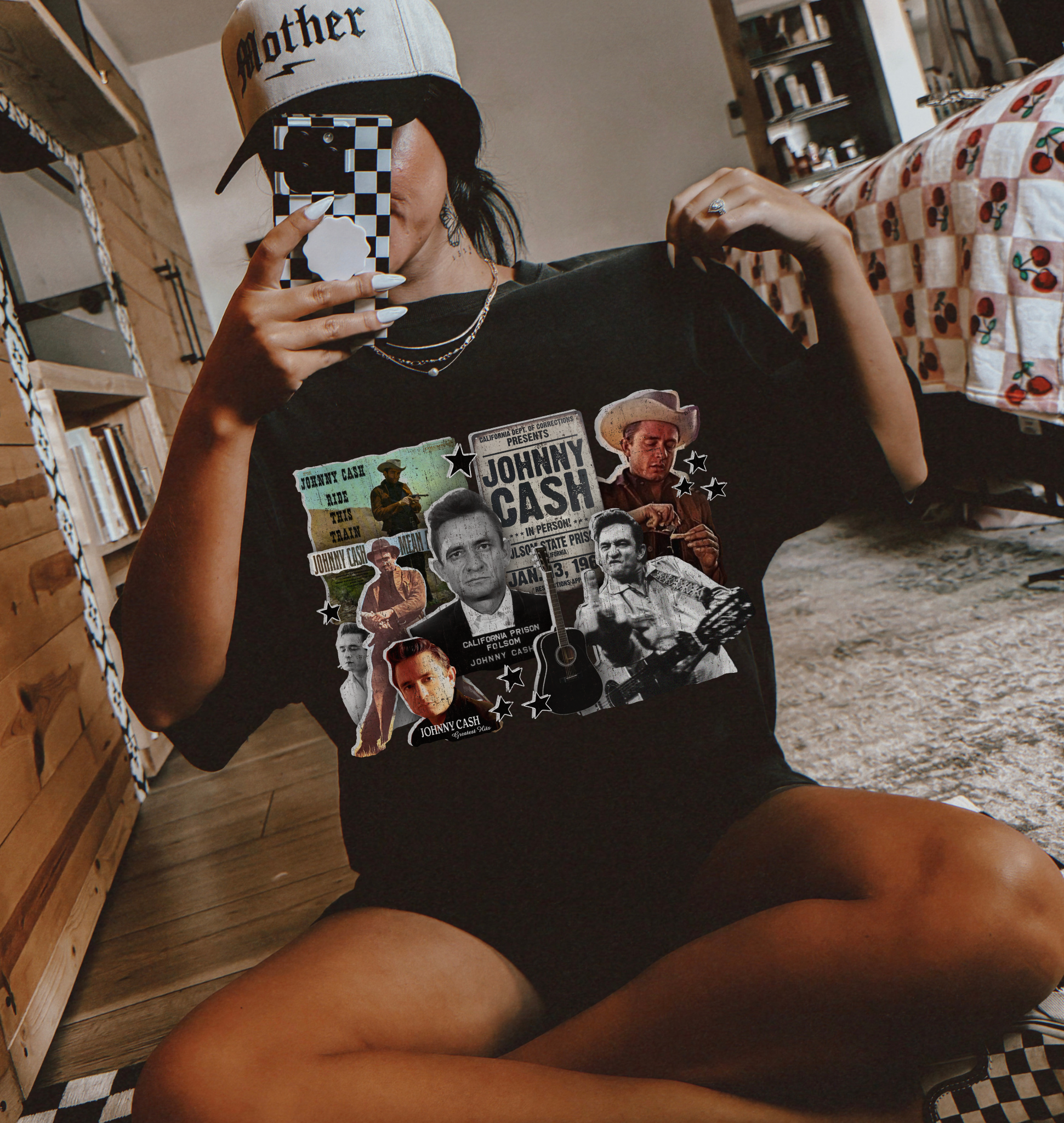 Cash collage tee