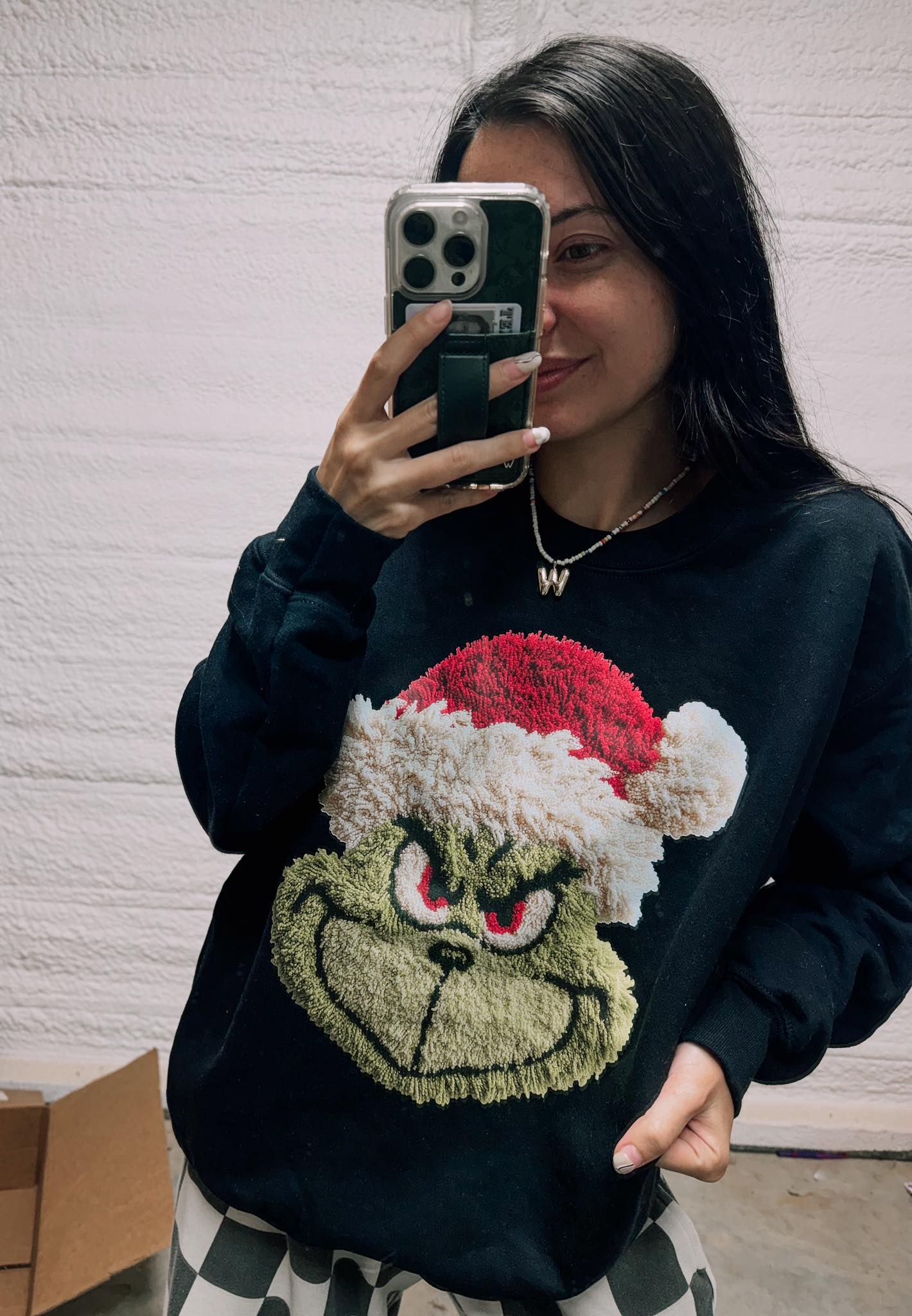 Fluffy green man tee or sweatshirt