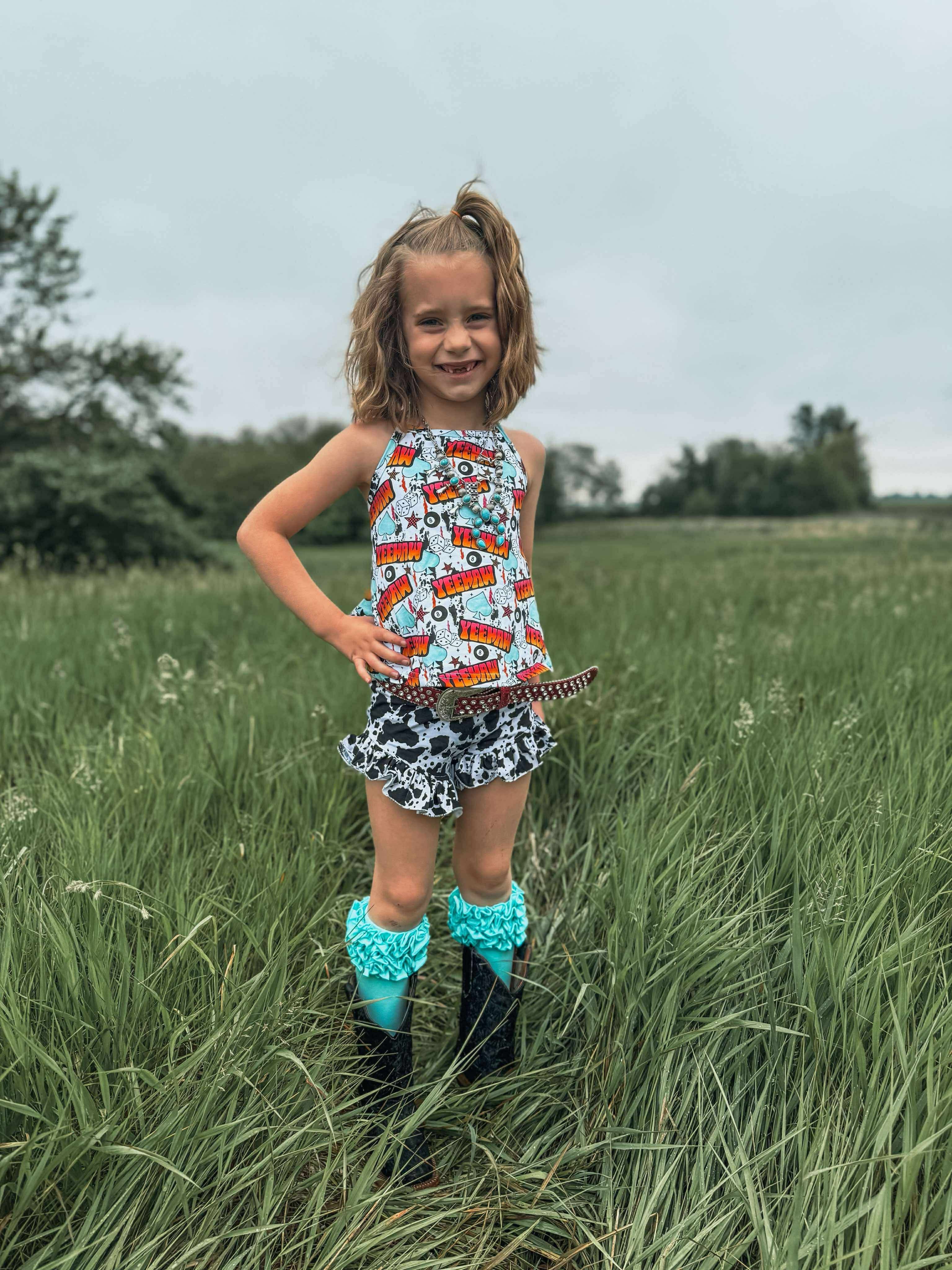 Cow Print Shorties