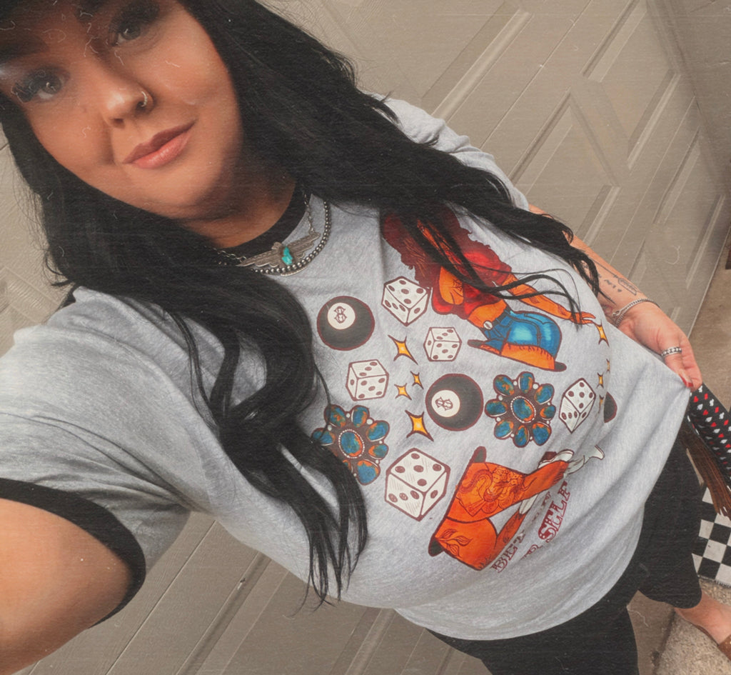 Bet on yourself ringer tee
