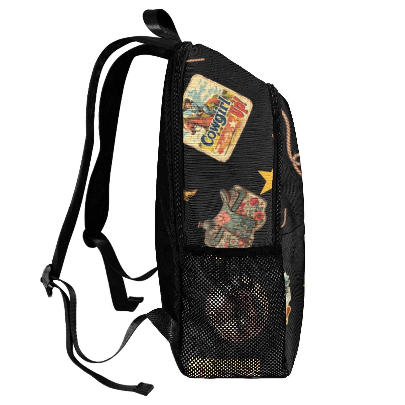 Vintage Cowgirl Collage Backpack