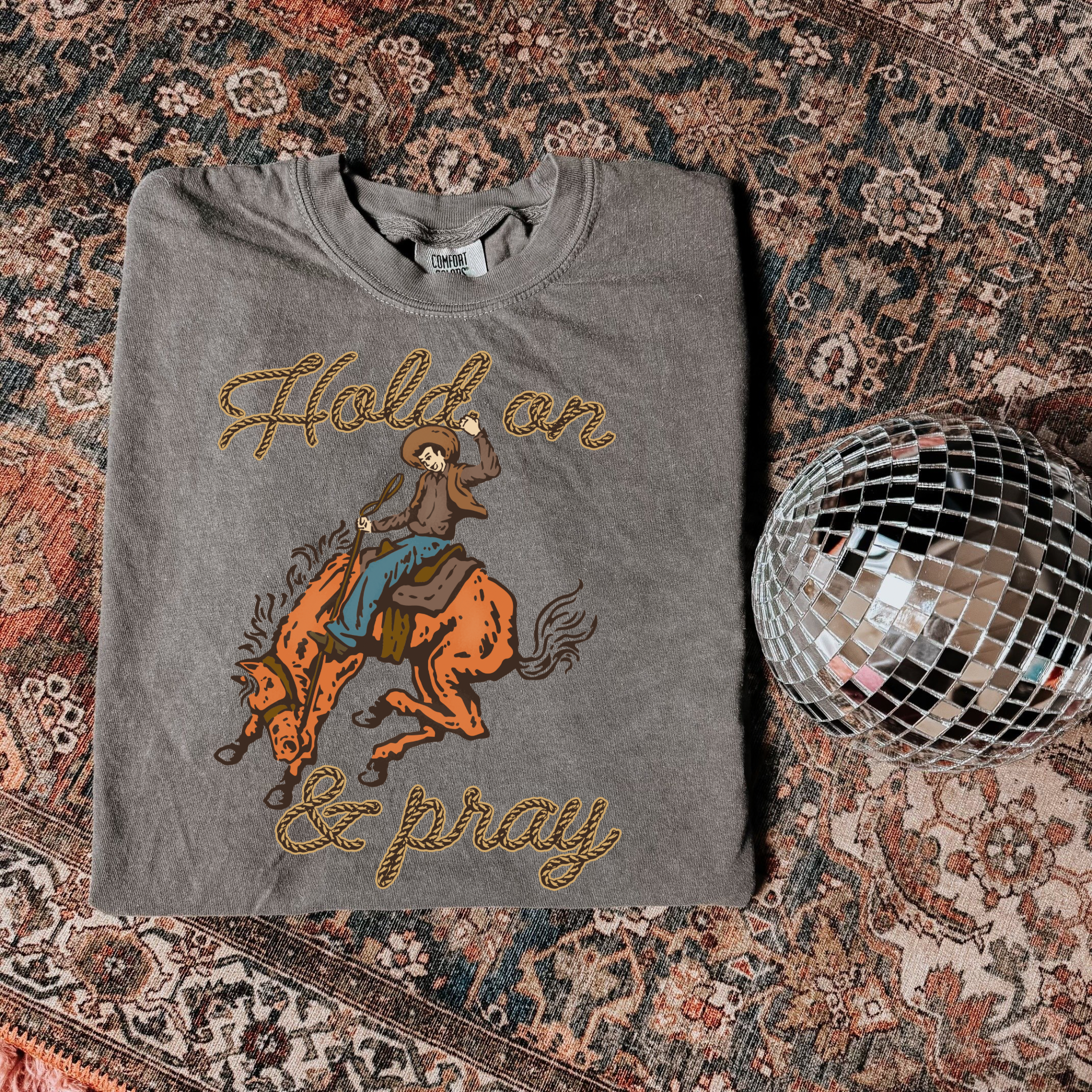Hold On & Pray CC Graphic Tee