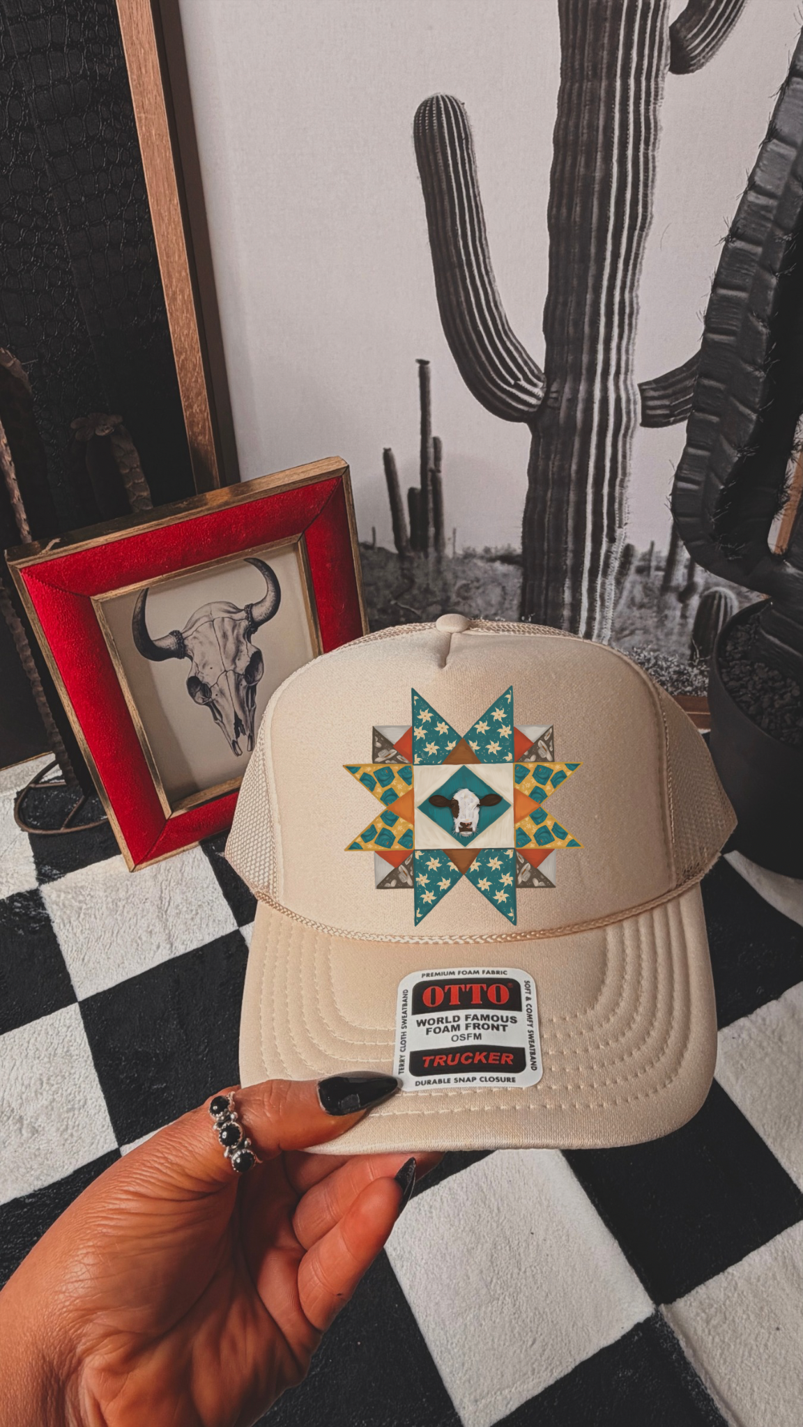 Quilted core Hat