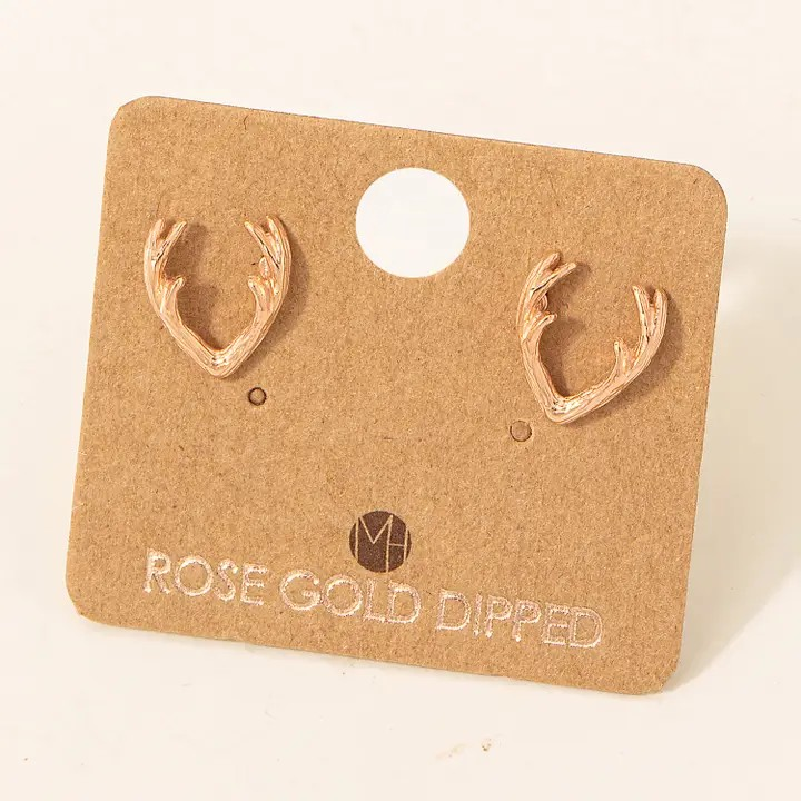 Mini Antler Studs