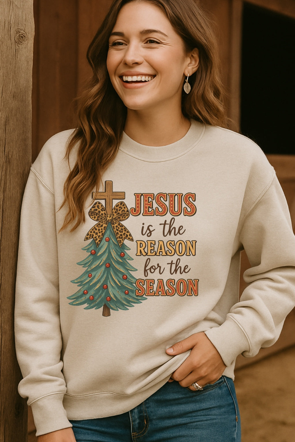 Jesus Is the Reason for the Season Shirt – Graphic Tee, Long Sleeve & Crewneck