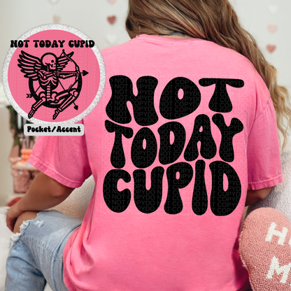 Not Today Cupid T-Shirt or Sweatshirt