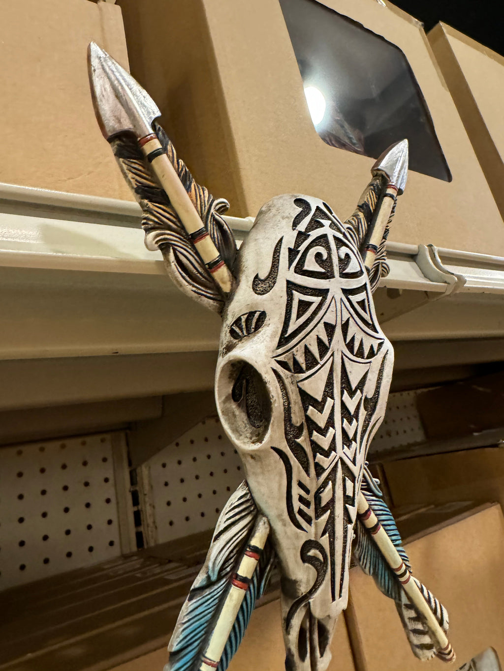 Aztec Arrow Skull Decor