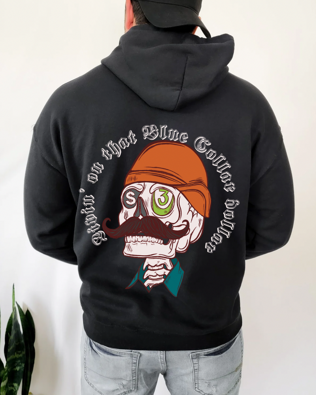 Livin on Blue Collar Dollar hoodie